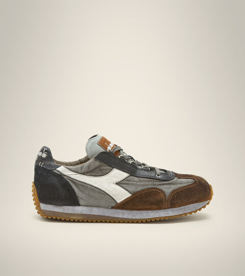 Heritage shoe - Unisex EQUIPE H DIRTY STONE WASH EVO HIGH RISE/WHITE (C4890) - Diadora
