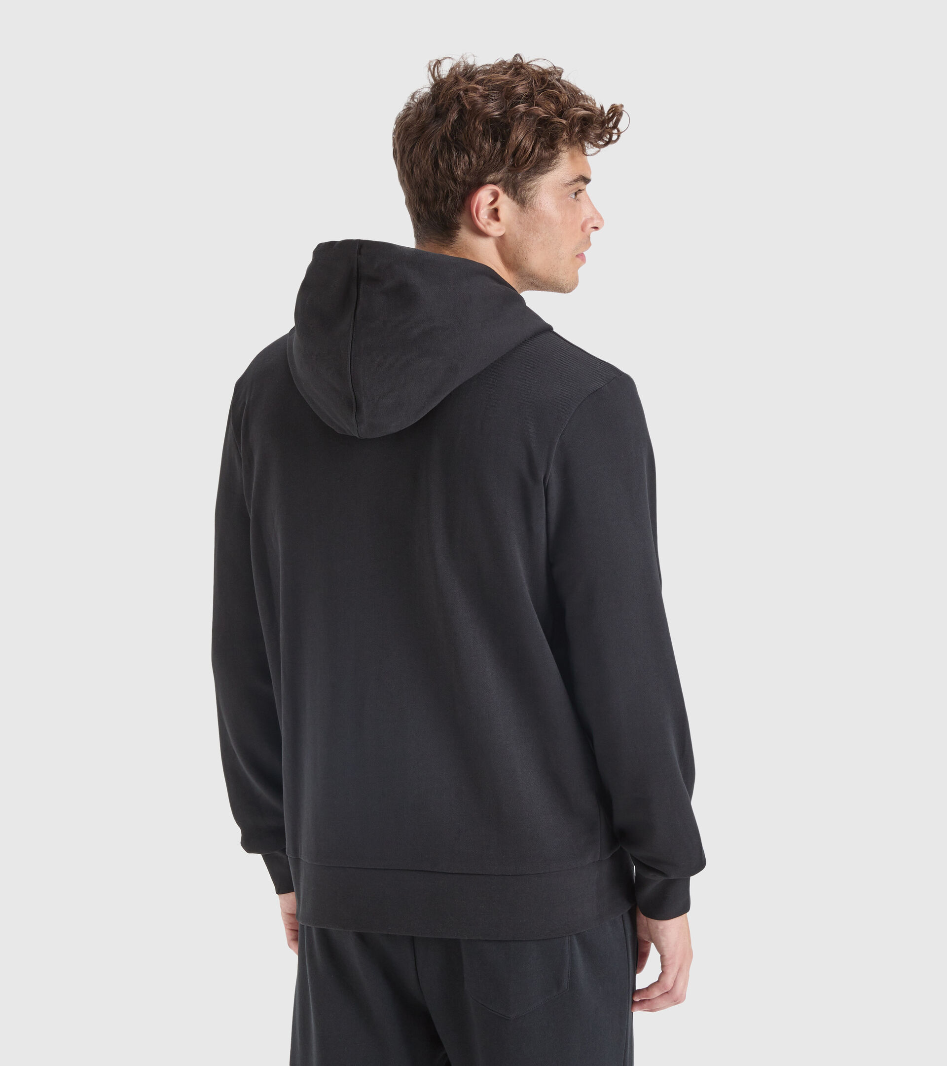 Sudadera deportiva con capucha - Hombre HOODIE CHROMIA NEGRO - Diadora