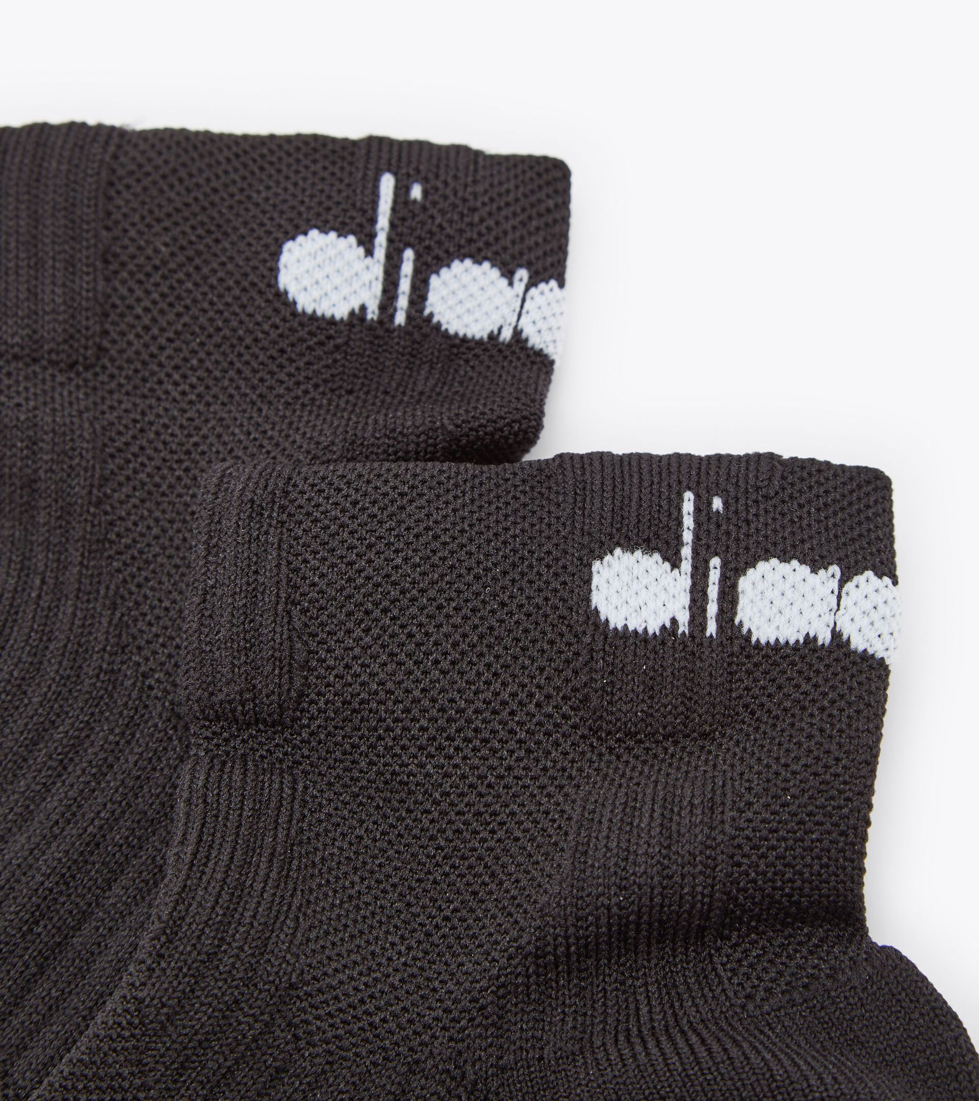 Chaussettes de Running CUSHION QUARTER SOCKS NOIR - Diadora
