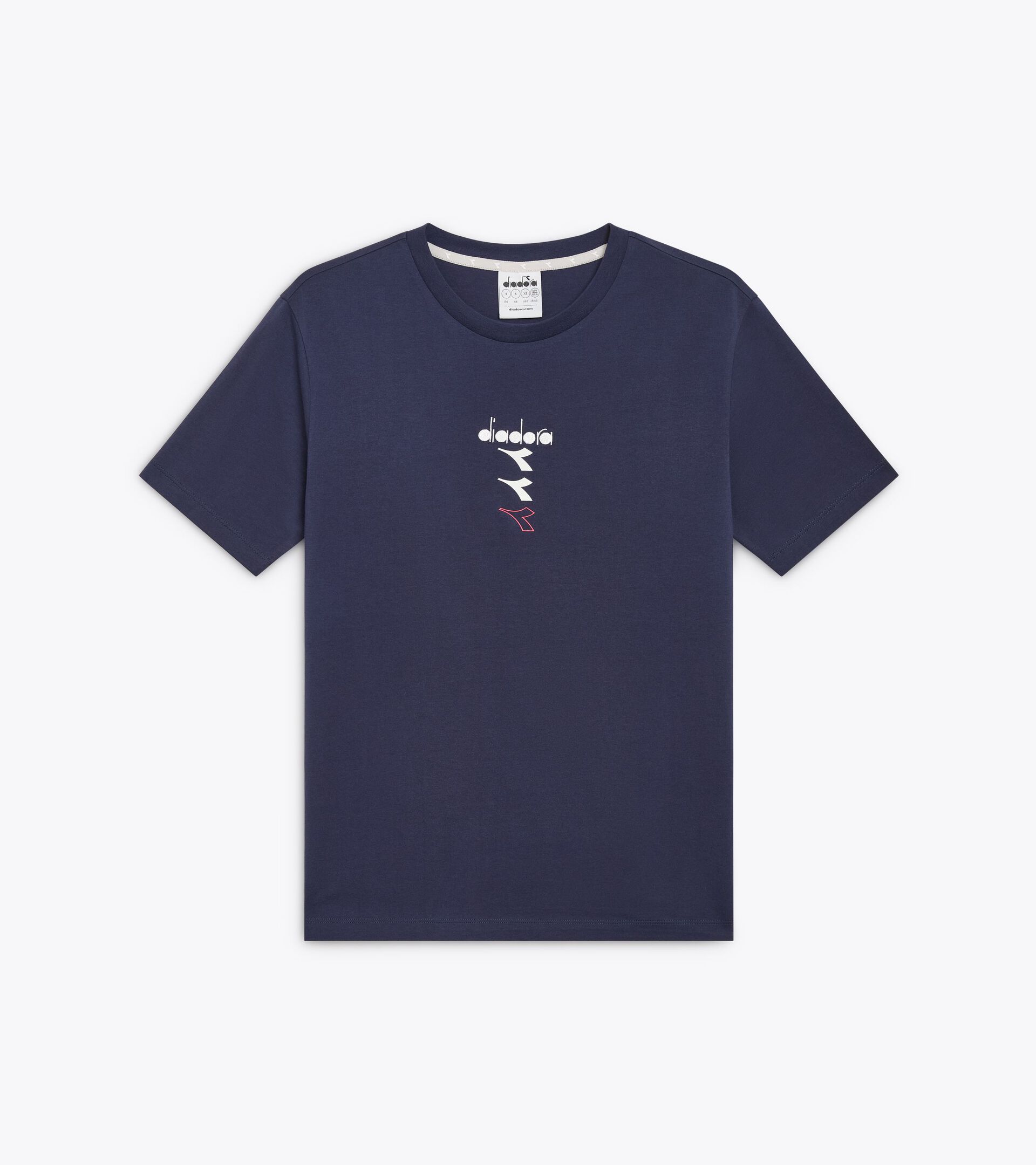 Cotton t-shirt - Regular fit - Women’s L. T-SHIRT SS III ESS. SPORTS CLASSIC NAVY - Diadora