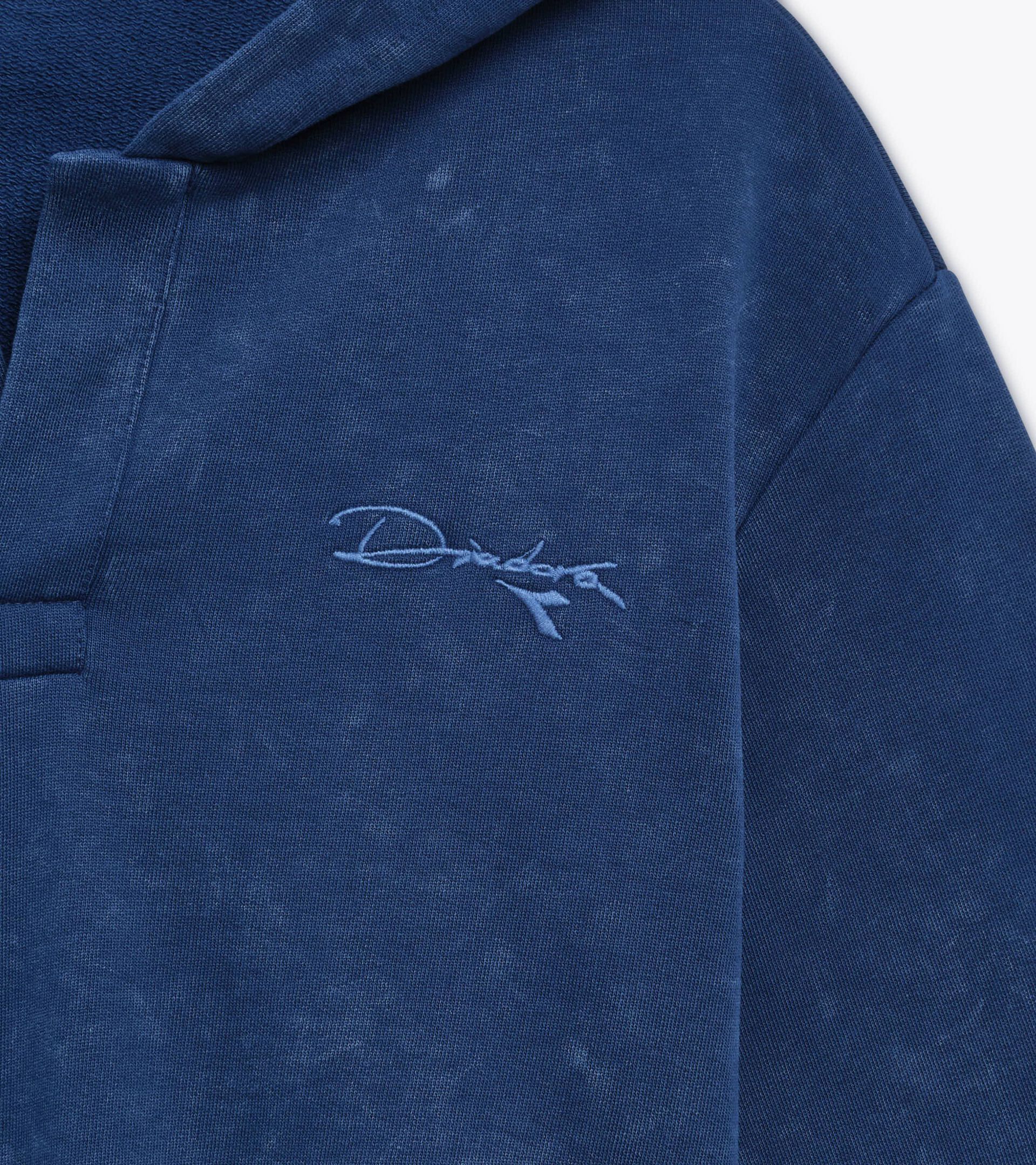 Sudadera de algod&oacute;n grueso estilo retro - Mujer

 L. HOODIE AVENUE LAB AZUL MARINO PEONIA - Diadora