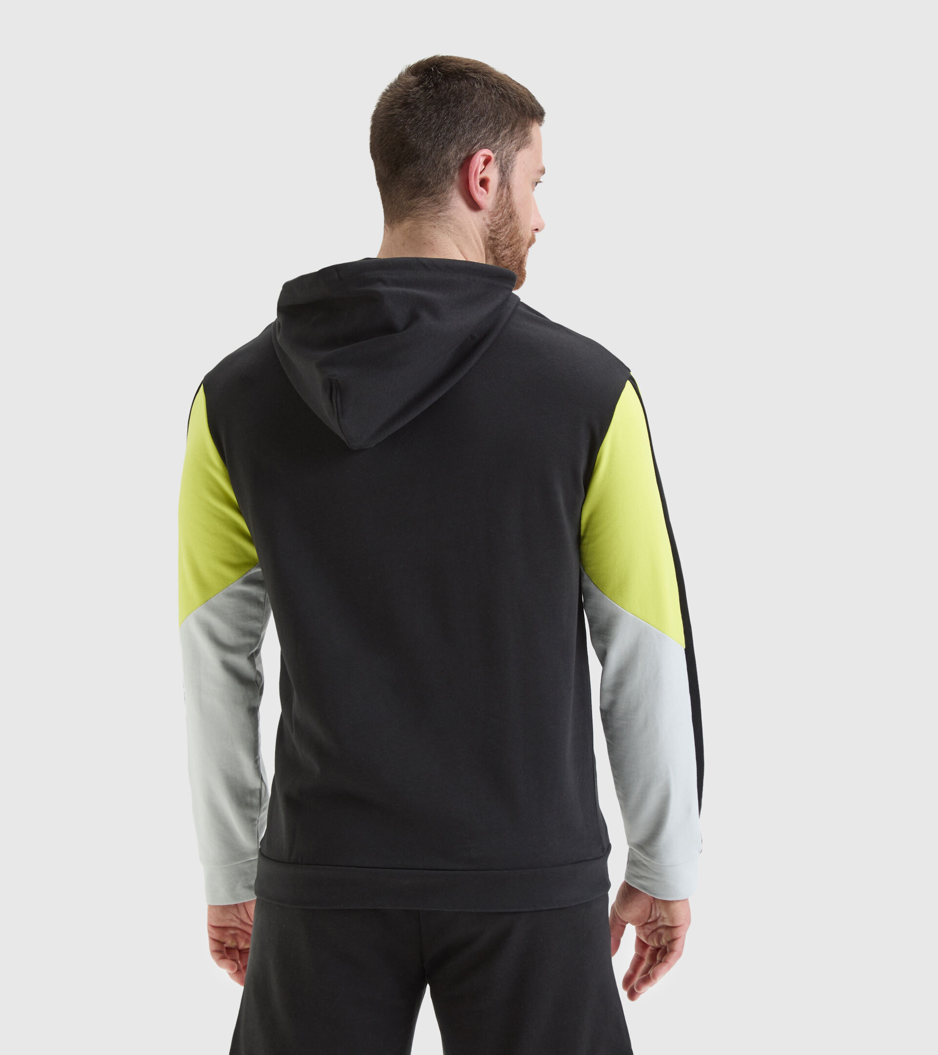 Cotton sweatshirt - Men HOODIE SWEAT WEAVE BLACK - Diadora