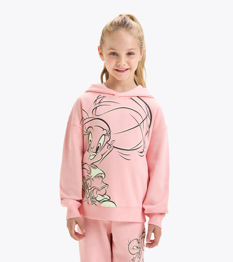 Hooded sweatshirt - Kids JU.HOODIE WB PINK MELODY - Diadora