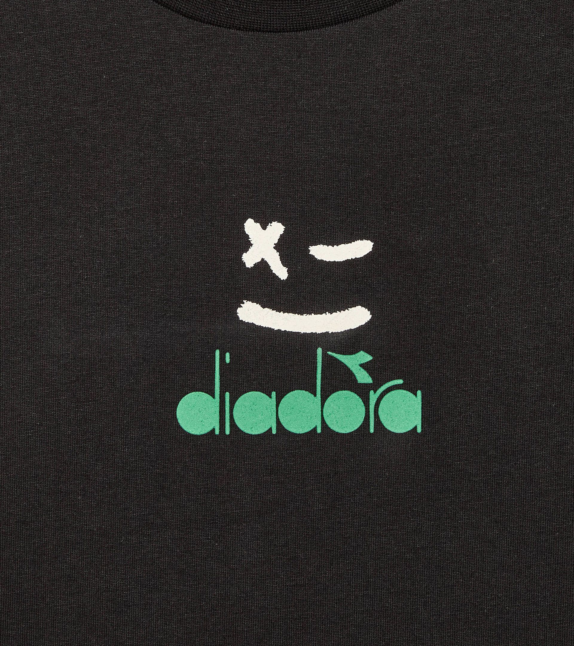 Tank - Boy JB. T-SHIRT SS SMILE LOGO BLACK - Diadora
