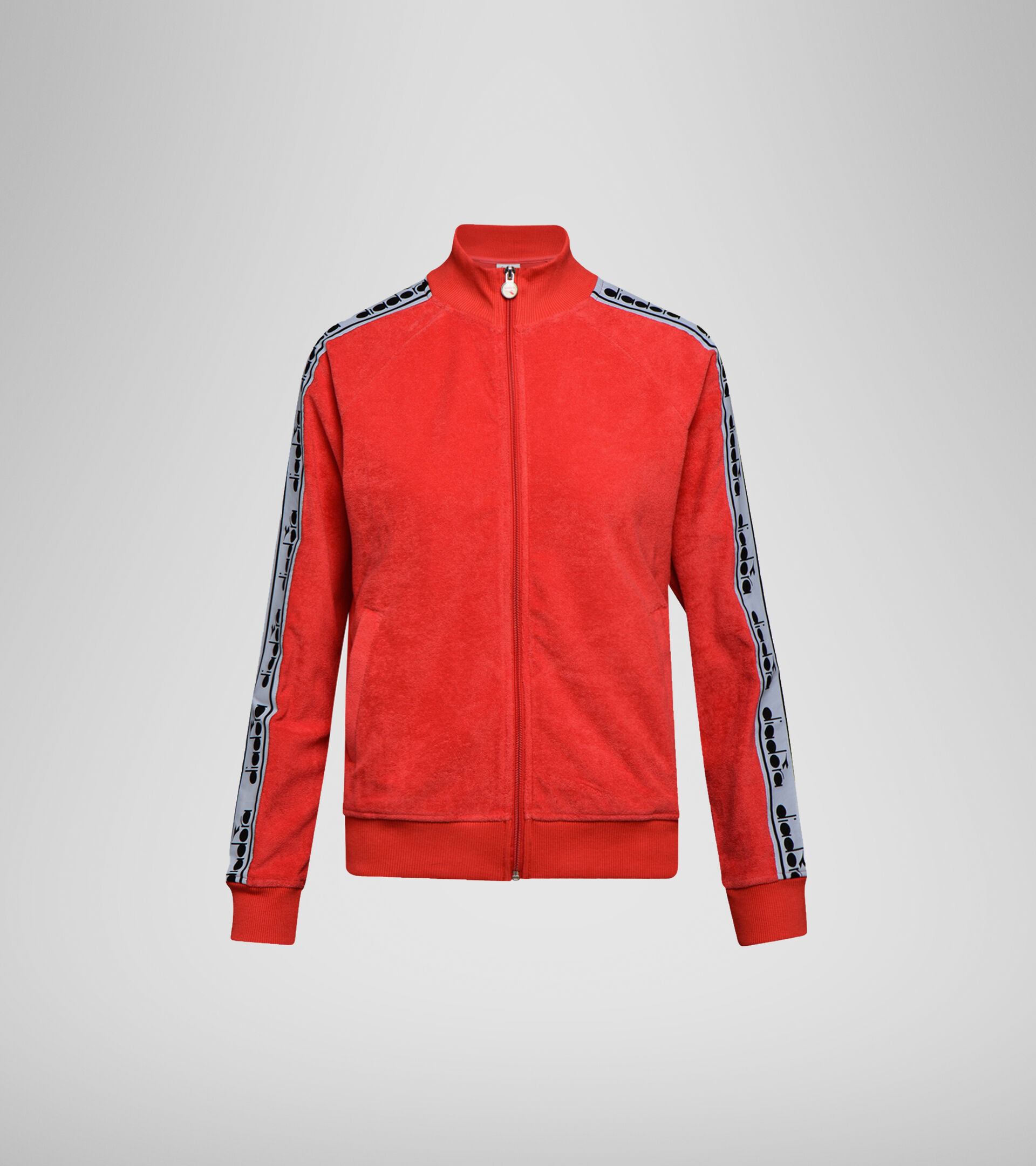 Sportswear jacket - Women L. TRACK JACKET TROFEO POPPY RED - Diadora