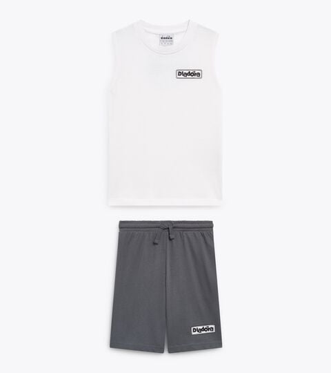 Sports set - Tank top and shorts - Boys
 JB. SET ESS. SPORTS SL OPTICAL WHITE - Diadora