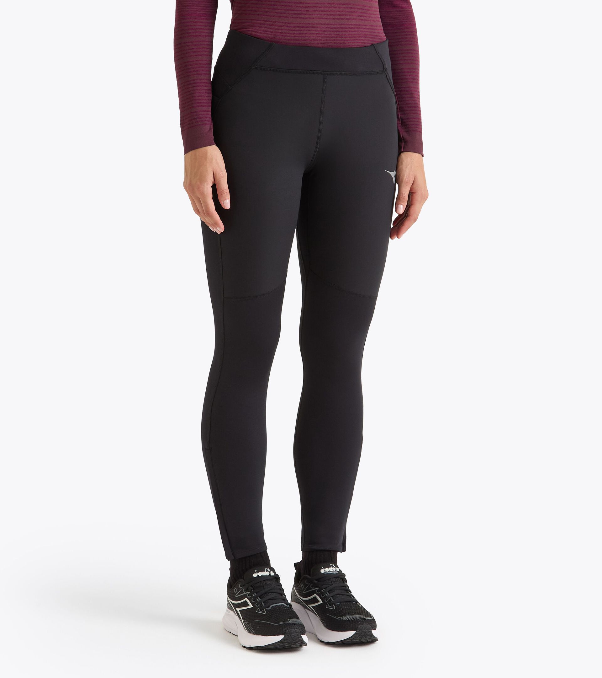 Leggings thermorégulateurs avec fils FIBRAZERO - Winter Protection - Femme L. RUN TIGHTS WINTER PROTECTION NOIR - Diadora
