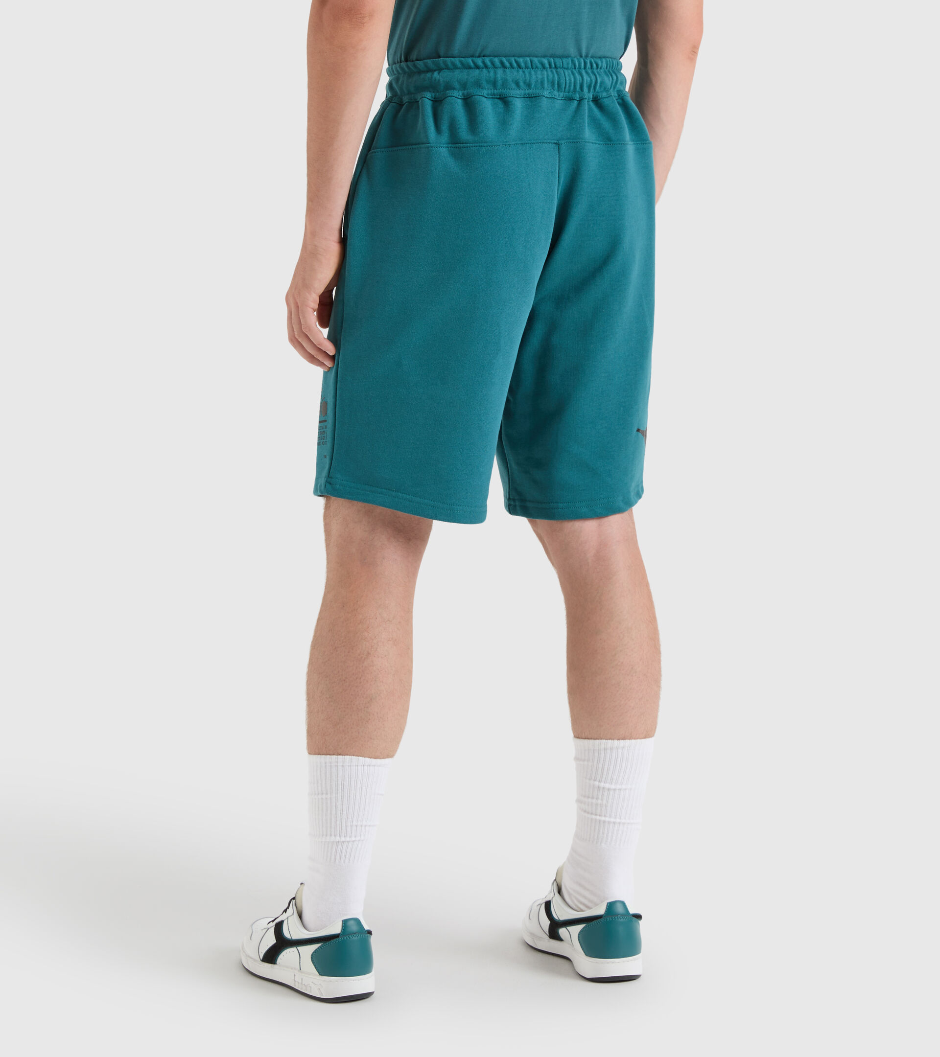 Cotton shorts - Unisex BERMUDA MANIFESTO BLUE PACIFIC - Diadora