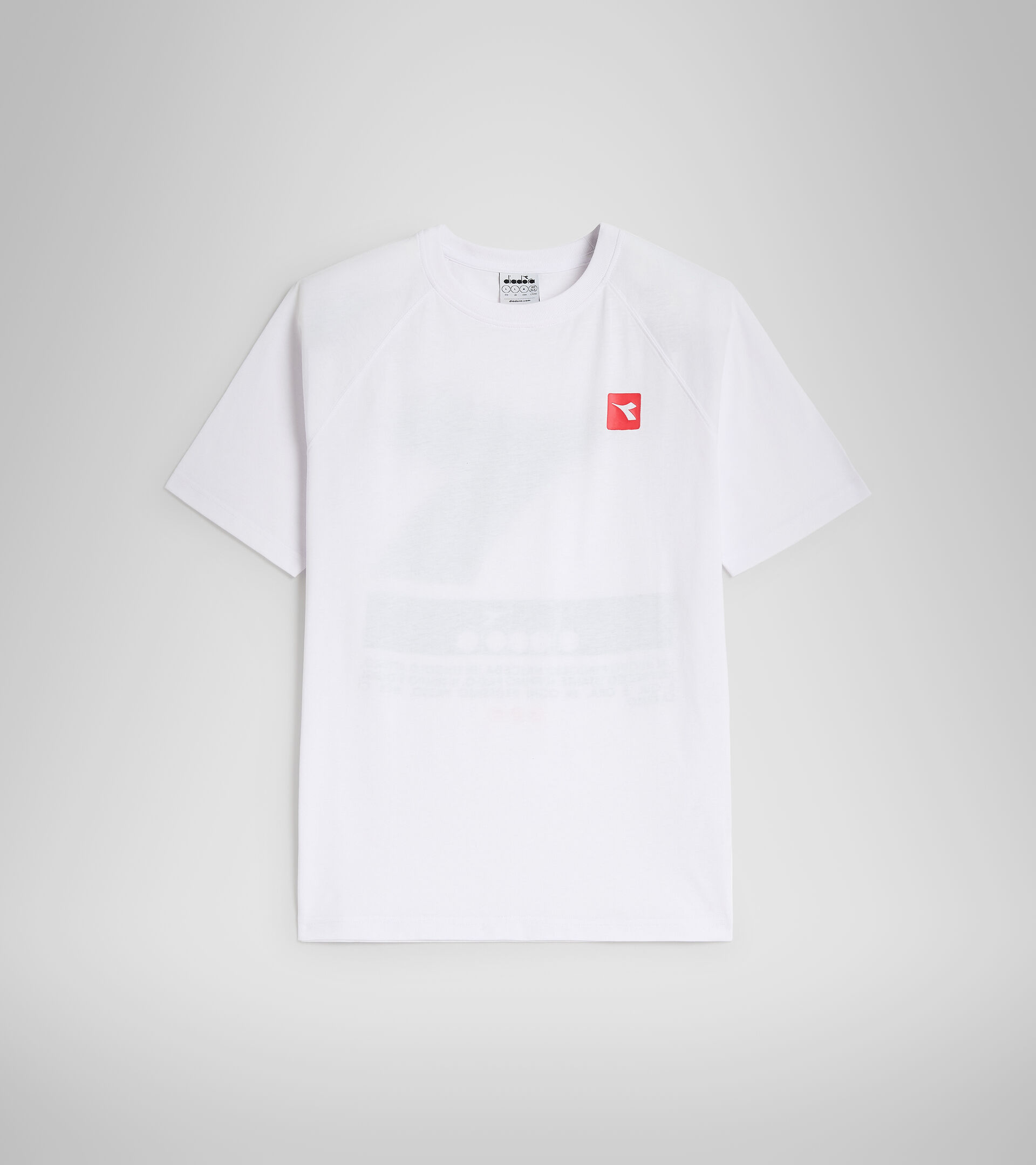T-shirt en coton mélangé - Homme T-SHIRT SS  URBANITY BLANC VIF/NOIR - Diadora