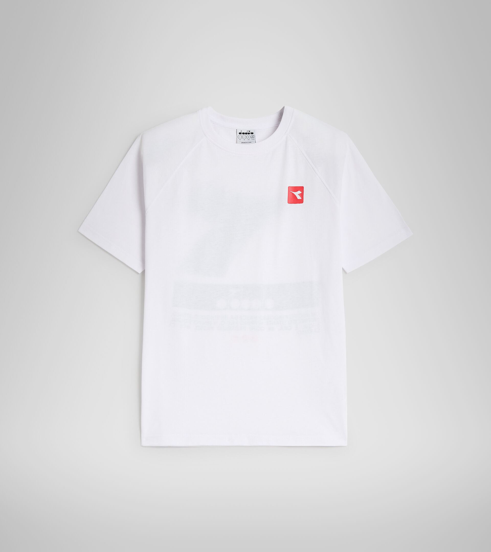 T-shirt en coton mélangé - Homme T-SHIRT SS URBANITY BLANC VIF/NOIR - Diadora