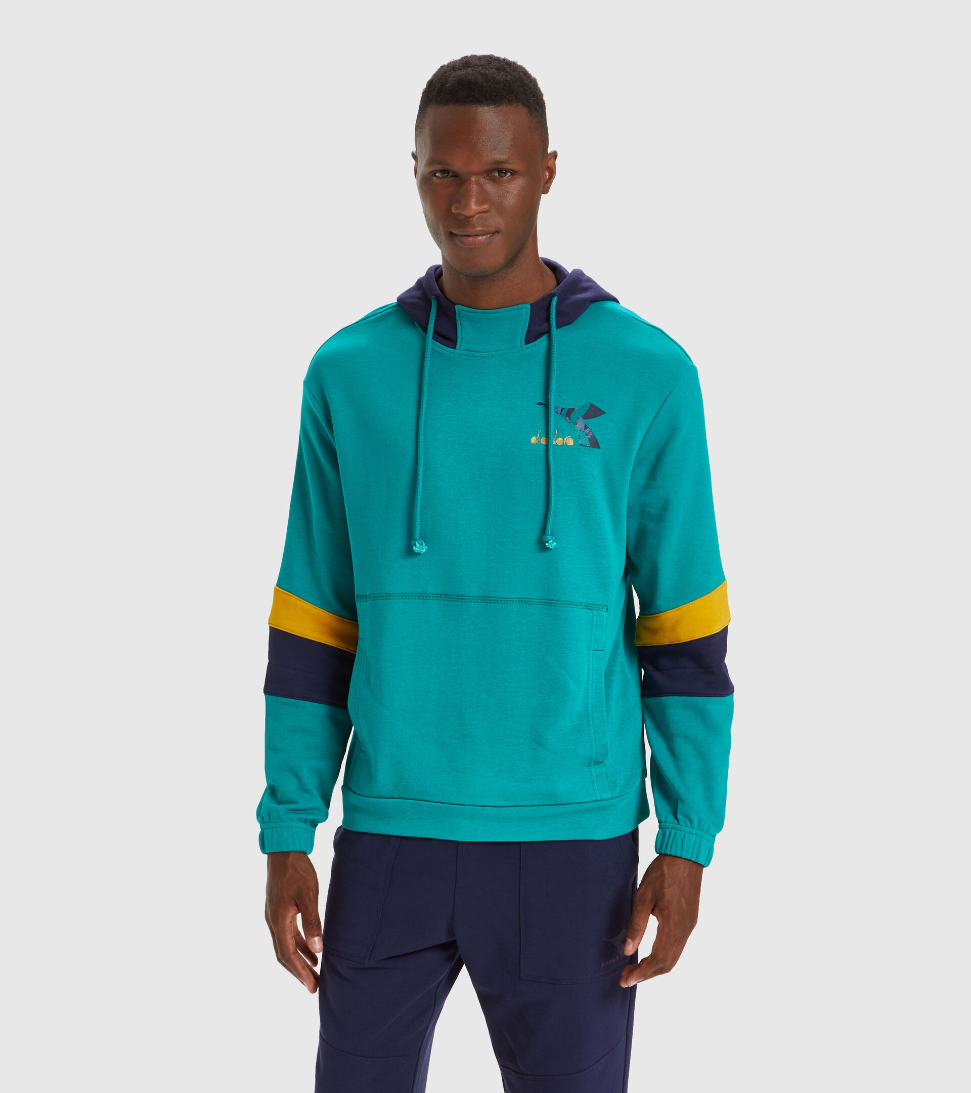Hoodie - Herren HOODIE SWEAT SHIELD KADMIUM GRUEN - Diadora