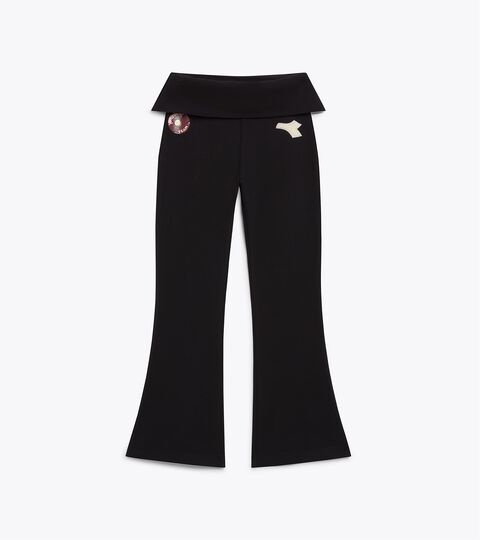 Stretch leggings - Slim fit - Girls JG. LEGGINGS LOGO BLACK - Diadora