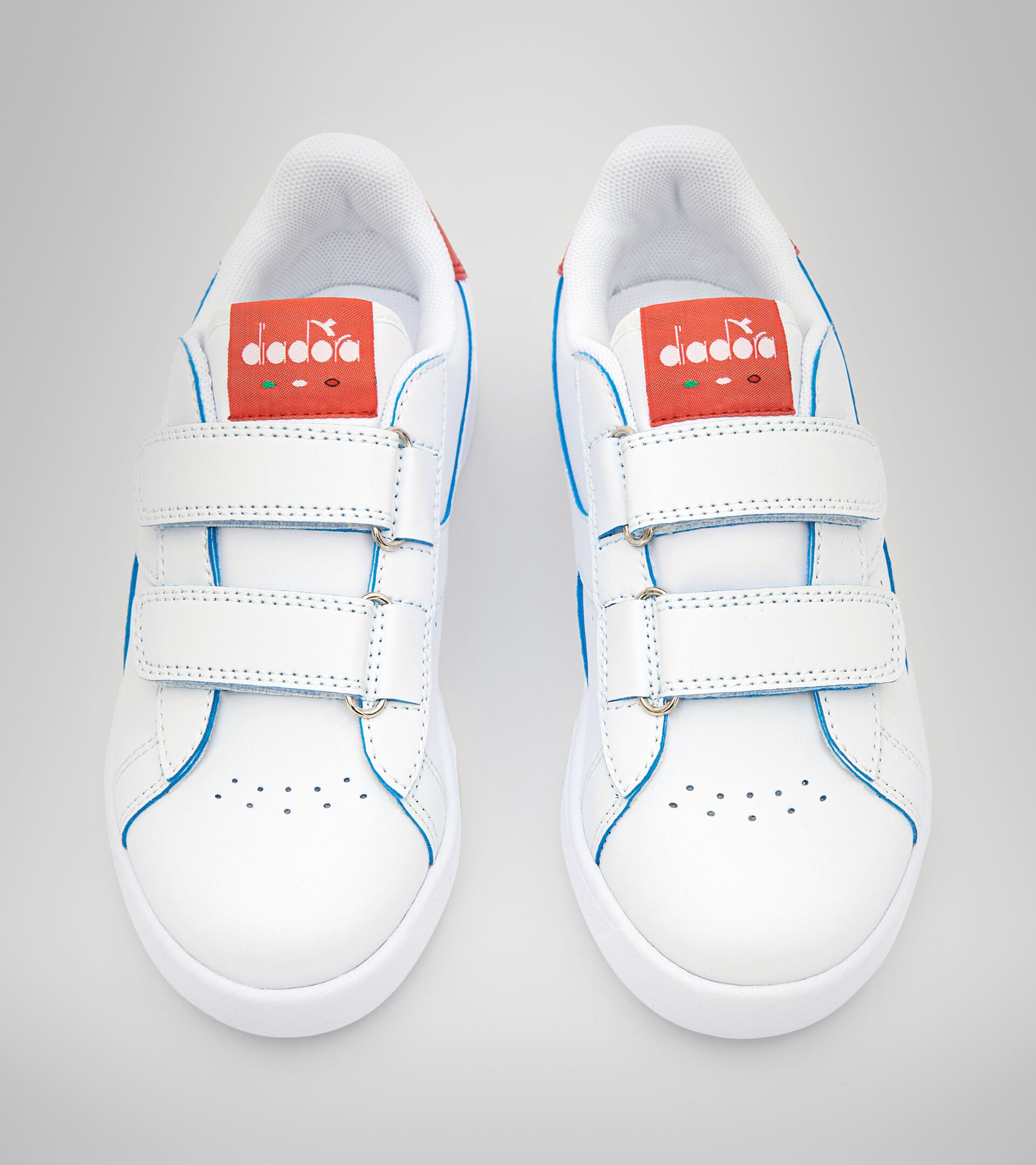 Sports shoes - Kids 4-8 years GAME P SMASH PS WHITE/AURORA RED - Diadora