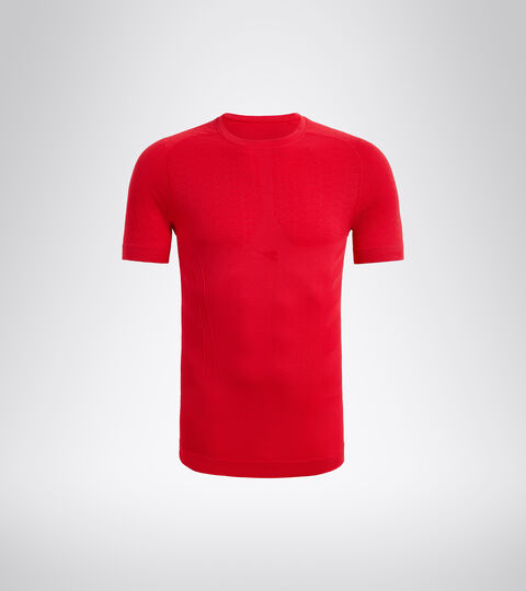 SS T-SHIRT ACT, LYCHEE Short-sleeved training t-shirt - Men SS T-SHIRT ACT LYCHEE - Diadora