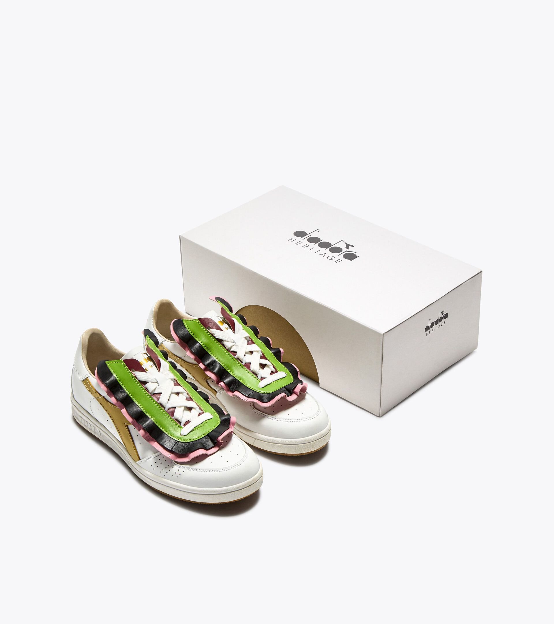 Scarpa Heritage - Made in Italy - Donna B.ELITE ROUGE WN NERO/ROSA - Diadora