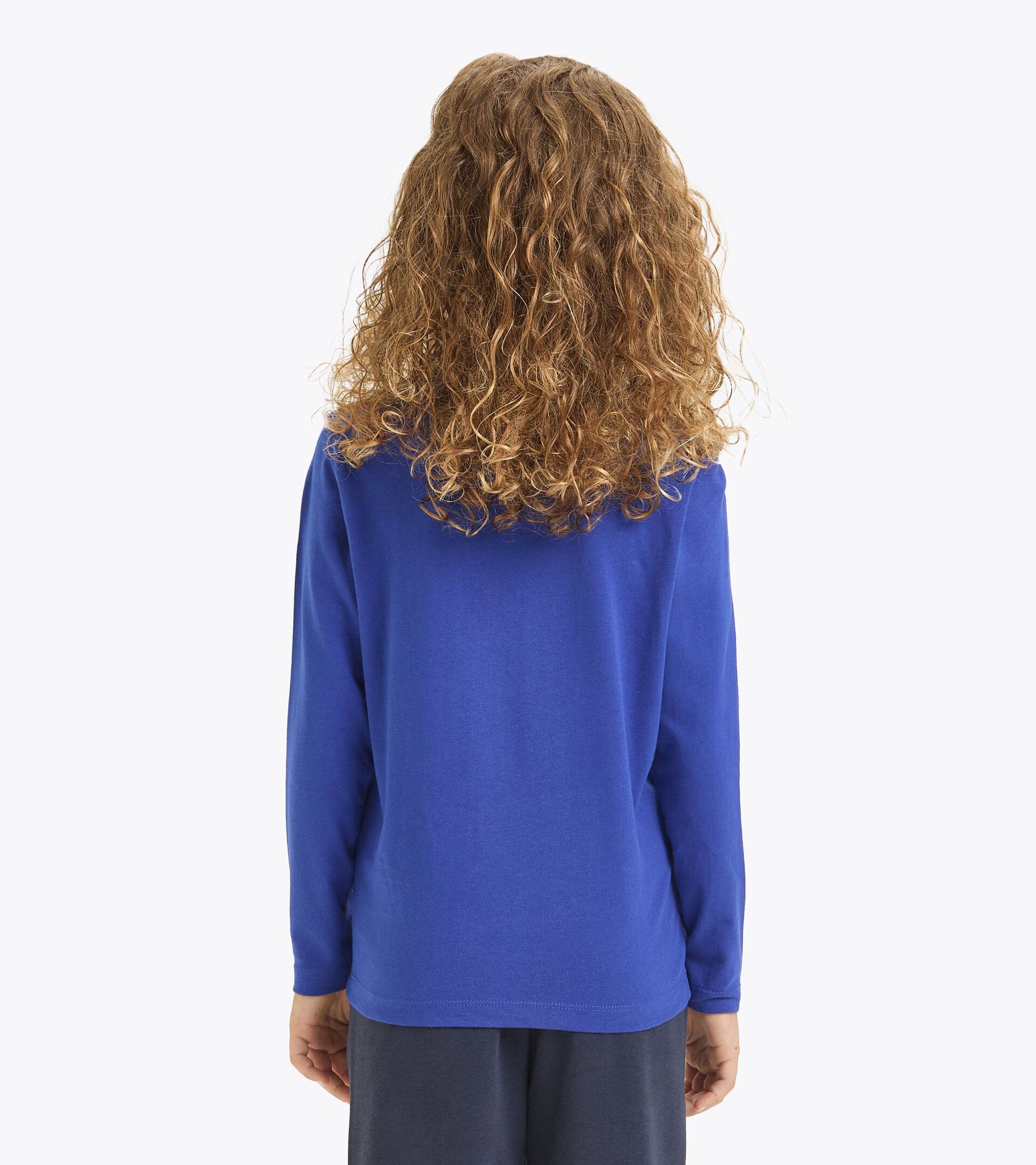 Long-sleeved t-shirt - Kids JU. T-SHIRT LS CORE IMPERIAL BLUE - Diadora