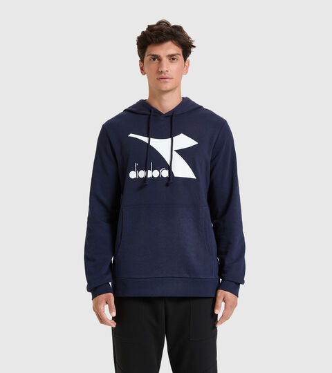 Sudadera con capucha - Hombre HOODIE BIG LOGO AZUL CHAQUETON - Diadora