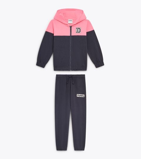 Surv&ecirc;tement de sport - Ado gar&ccedil;on et fille 
 JU. TRACKSUIT  HD FZ ESS. SPORTS  (HJ) ROSE CITRON PRESSE - Diadora