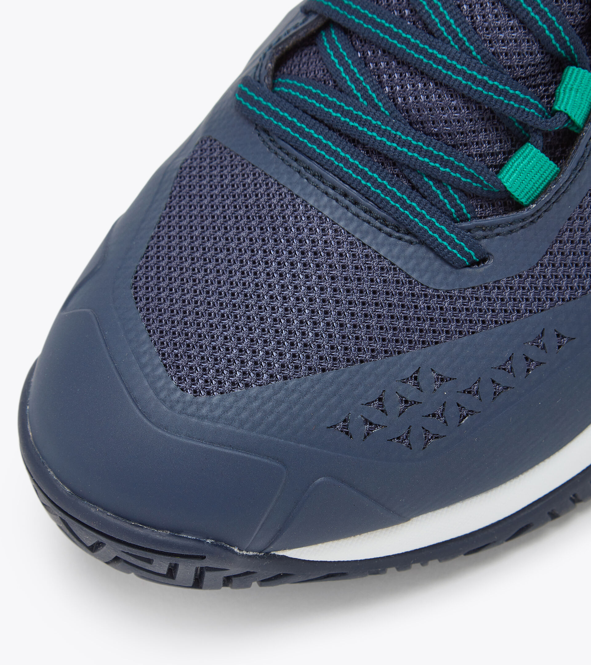 Tennis shoes for hard surfaces or clay - Men BLUSHIELD TORNEO 2 AG BLUE CORSAIR/WHITE - Diadora