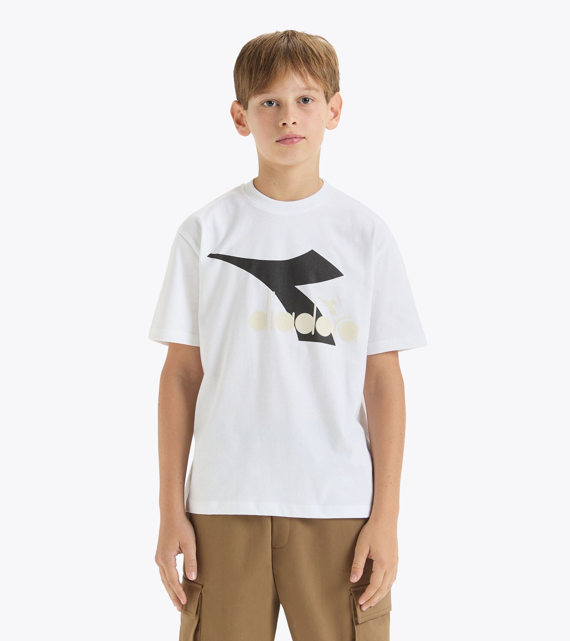 T-shirt - Bambino JB.T-SHIRT SS FIR BIANCO NEVE - Diadora