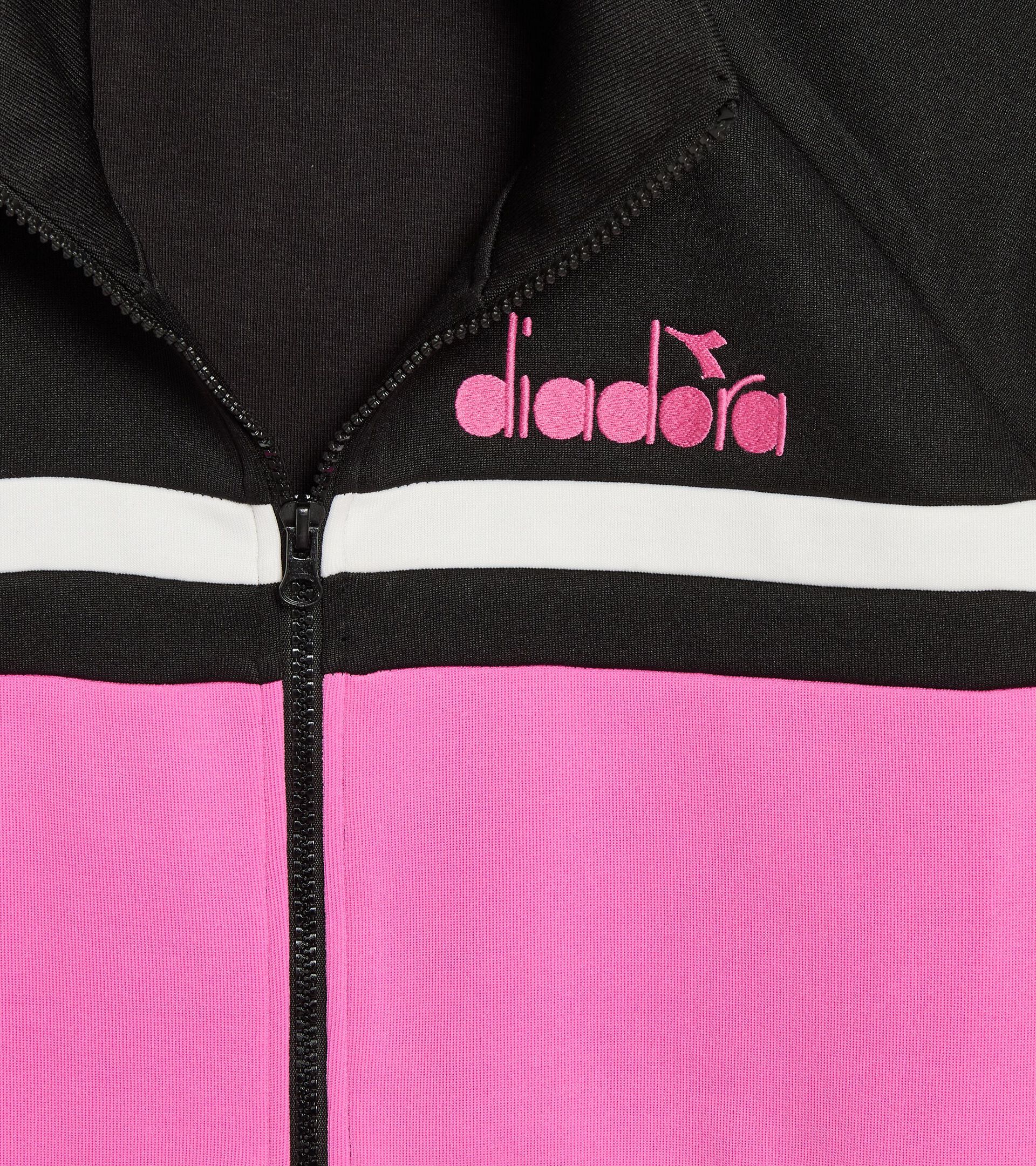 Sportjacke im 80er-Jahre-Stil - Für alle Geschlechter JACKET 80S SCHWARZ - Diadora