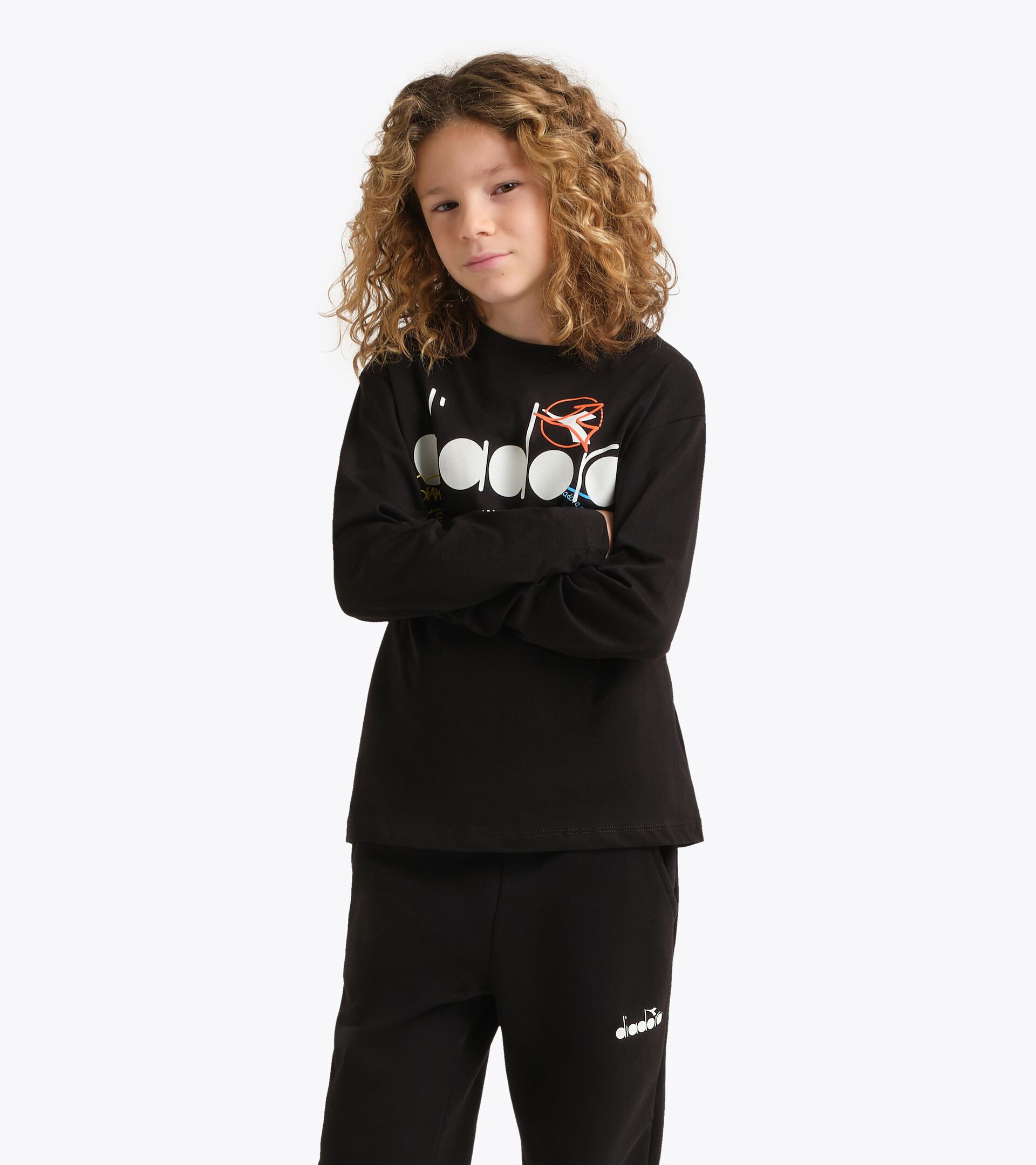 Long sleeved shirt - Boy 
 JB. T-SHIRT LS COMIC BLACK - Diadora