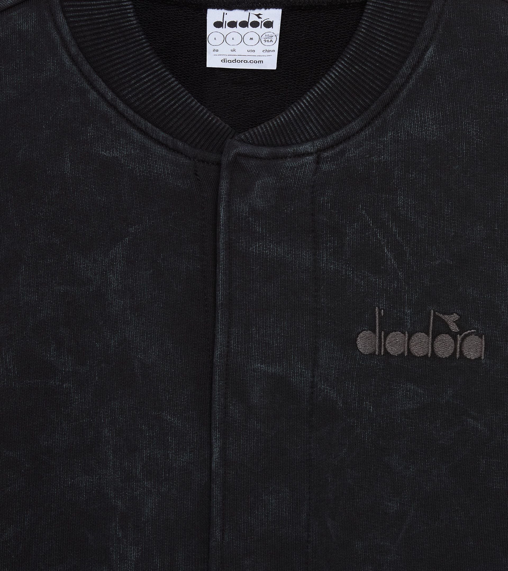 Sweat-shirt en jersey - Regular - Homme BUTTON SWEATSHIRT AVENUE LAB (FT) ANTHRACITE - Diadora