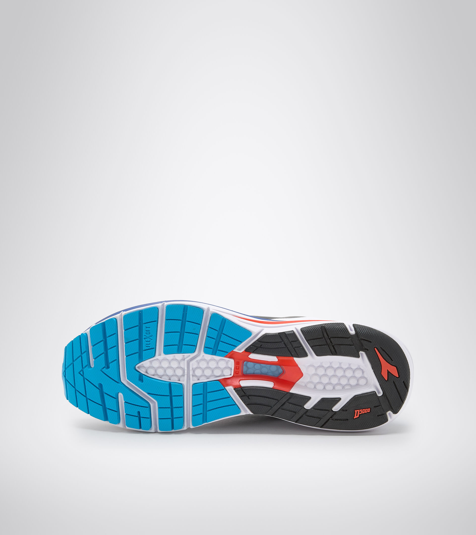 Running shoes - Men MYTHOS BLUSHIELD 7 VORTICE WHITE/BLACK/TURKISH SEA - Diadora