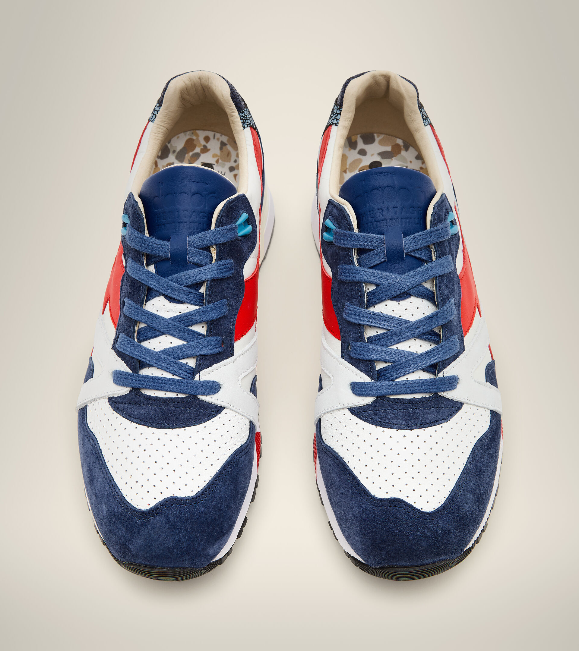 Chaussures Heritage Made in Italy - Homme N9000 ITALIA WEISS/WAHR MARINEBLAU - Diadora
