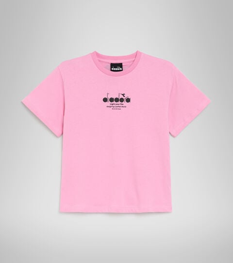 T-shirt logo - Fille JG.T-SHIRT D ROSE COQUILLE SAINT-JACQUES - Diadora
