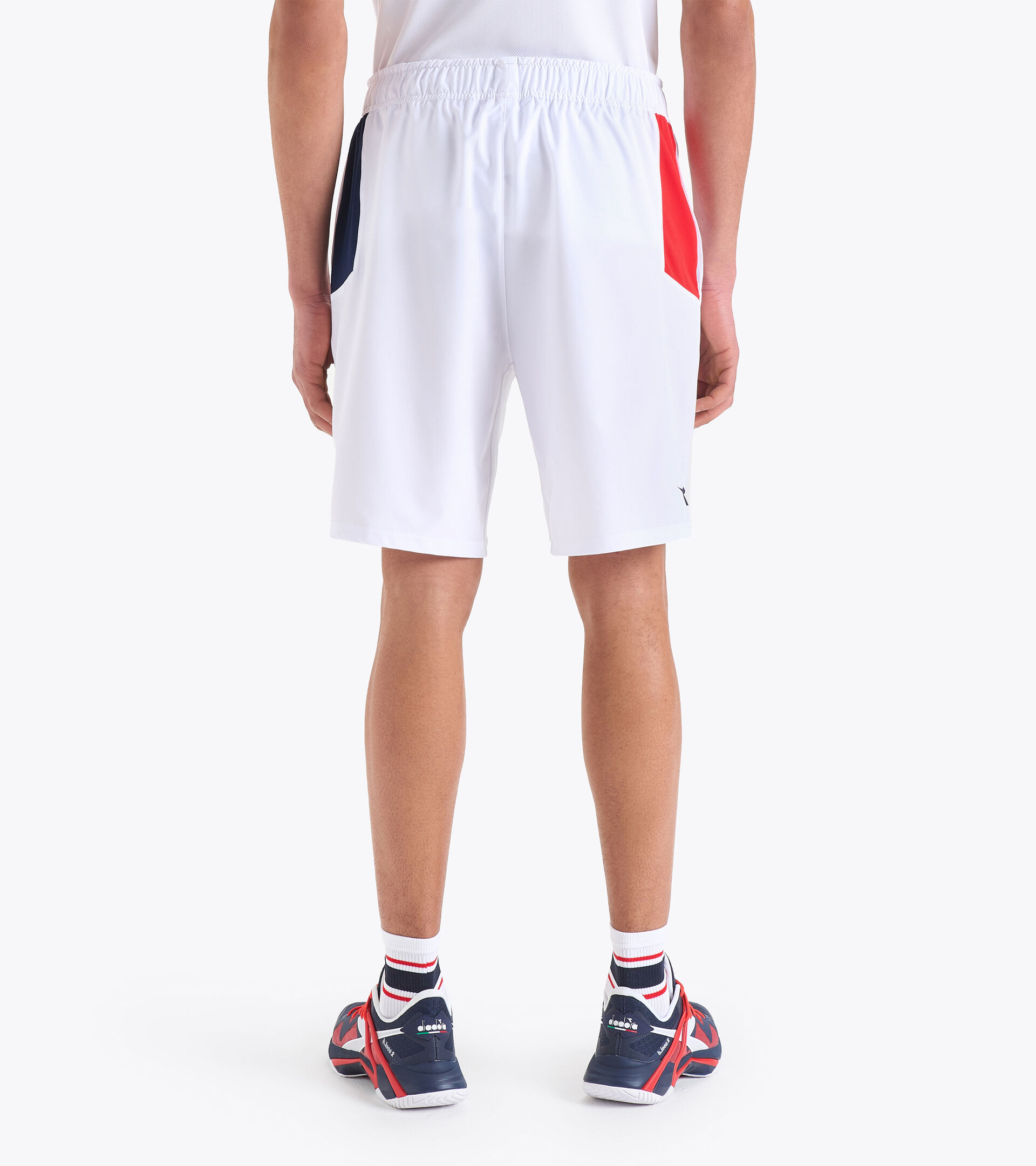 Kurze Tennis-Hose - Herren CORE BERMUDA STRAHLEND WEISSE - Diadora