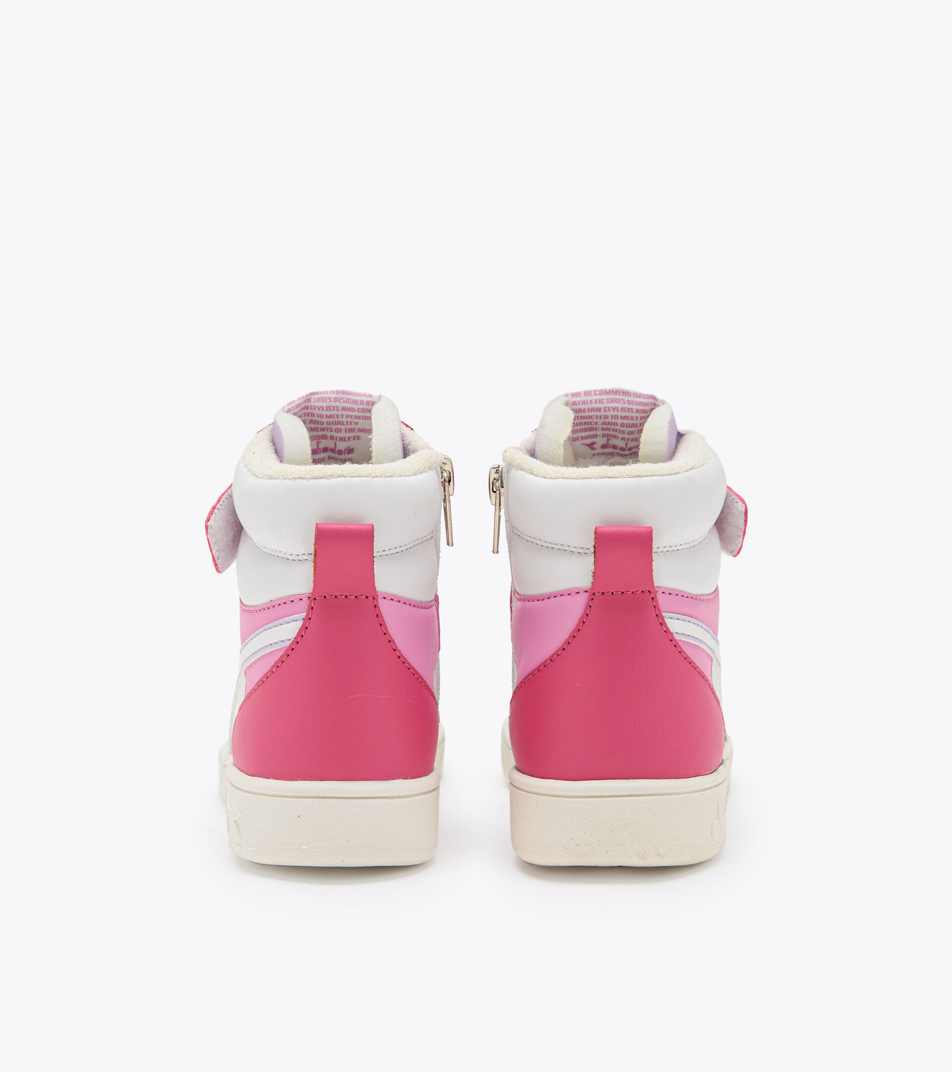 Chaussures de sport - Garçon 4-8 ans MAGIC BASKET MID PS ROSE ACHILLEE/BLANC - Diadora