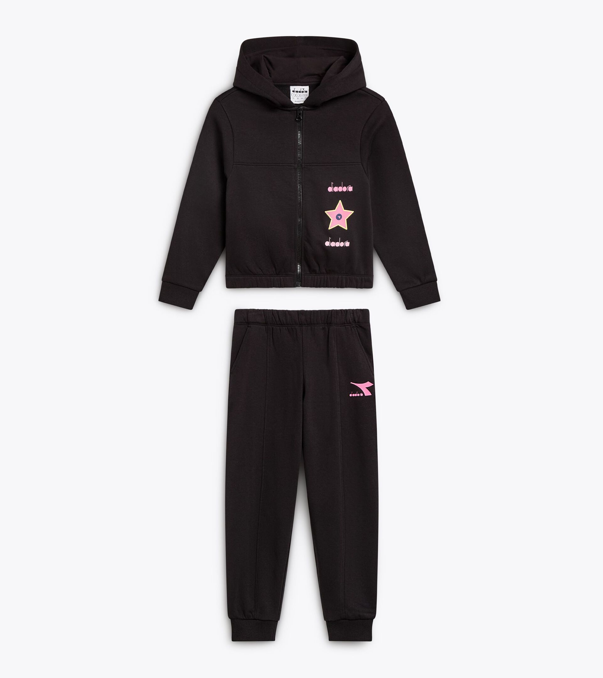 Set tuta in coordinato - Ragazza
 JG. TRACKSUIT HD FZ LOGO NERO - Diadora
