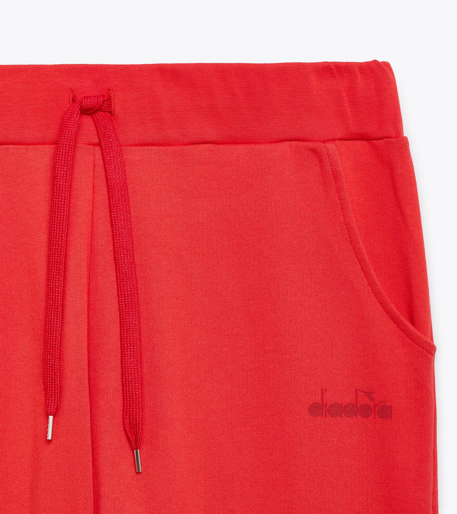 Pantaloni sportivi - Made in Italy - Gender Neutral PANTS LOGO ROSSO BRILLANTE - Diadora
