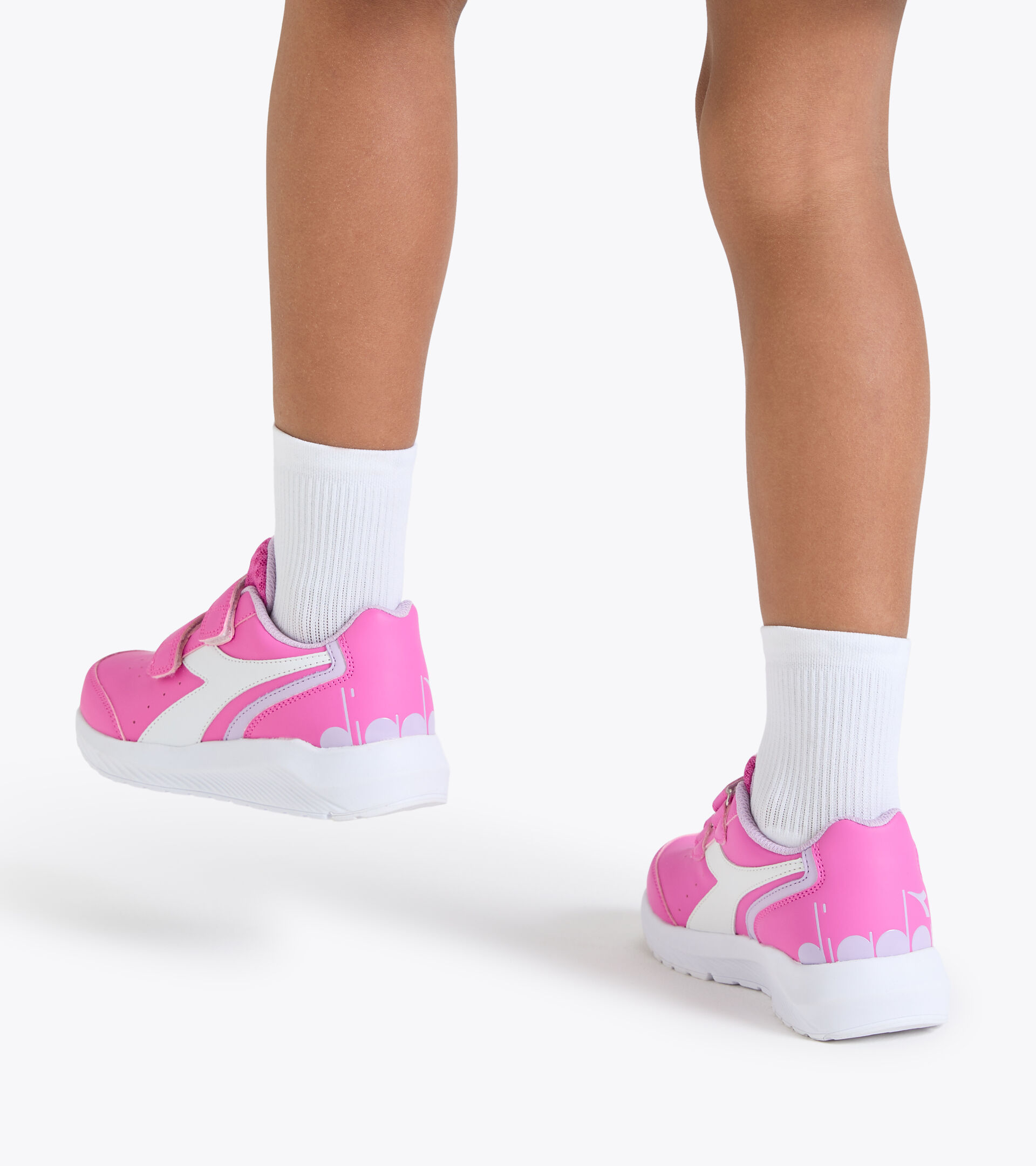 Running shoe - Kids FALCON SL JR V MAGENTA/WHITE - Diadora