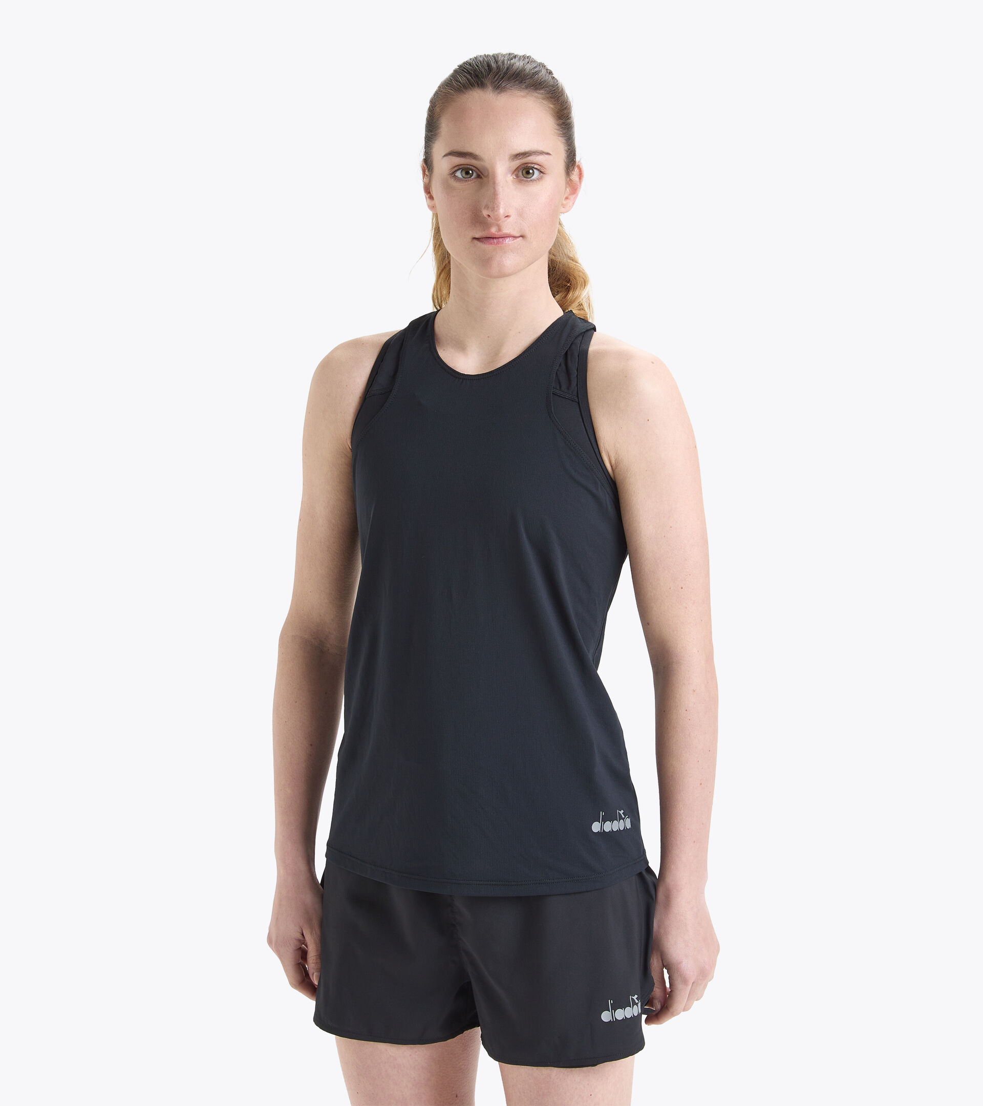 Running tank - Women L. SUPER LIGHT TANK BE ONE BLACK - Diadora