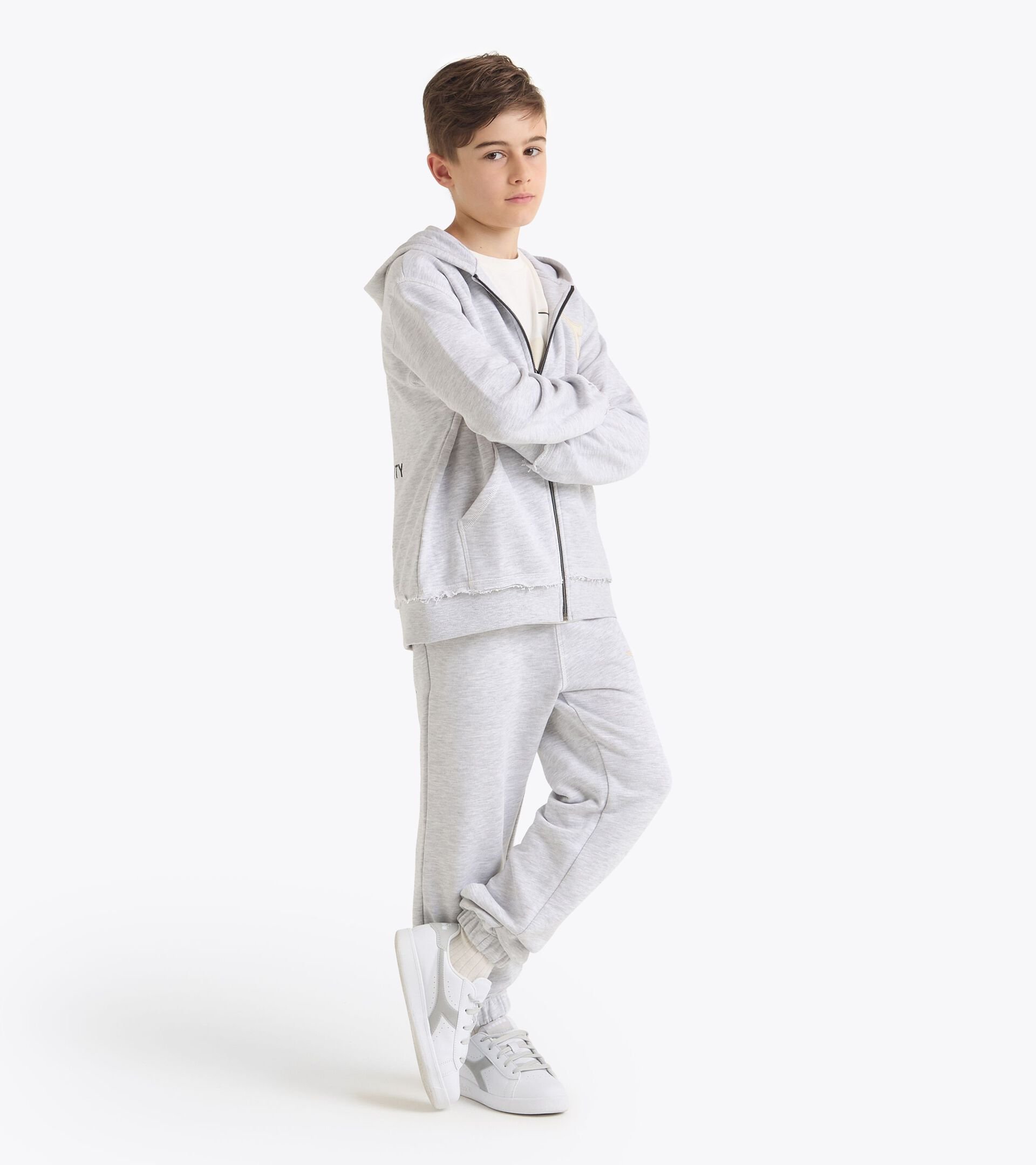 Joggers - Fit comfort - Boy
JB. JOGGER PANTS DISTRICT LIGHT MIDDLE GREY MELANGE - Diadora
