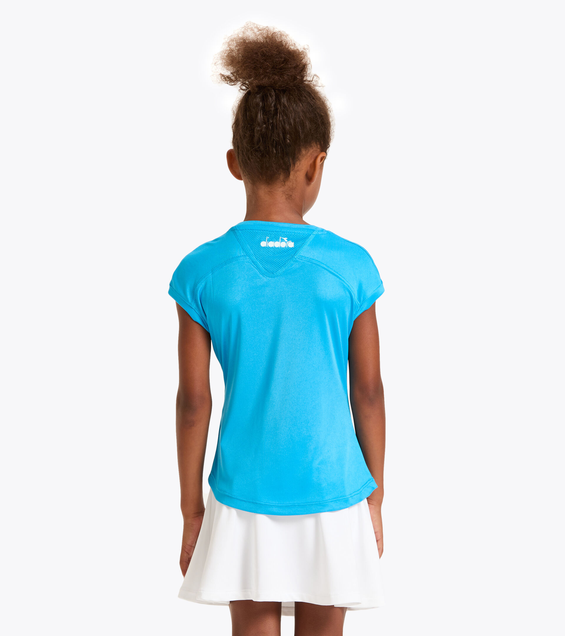 T-shirt de tennis - Junior G. T-SHIRT TEAM BLEU ROI FLUO - Diadora