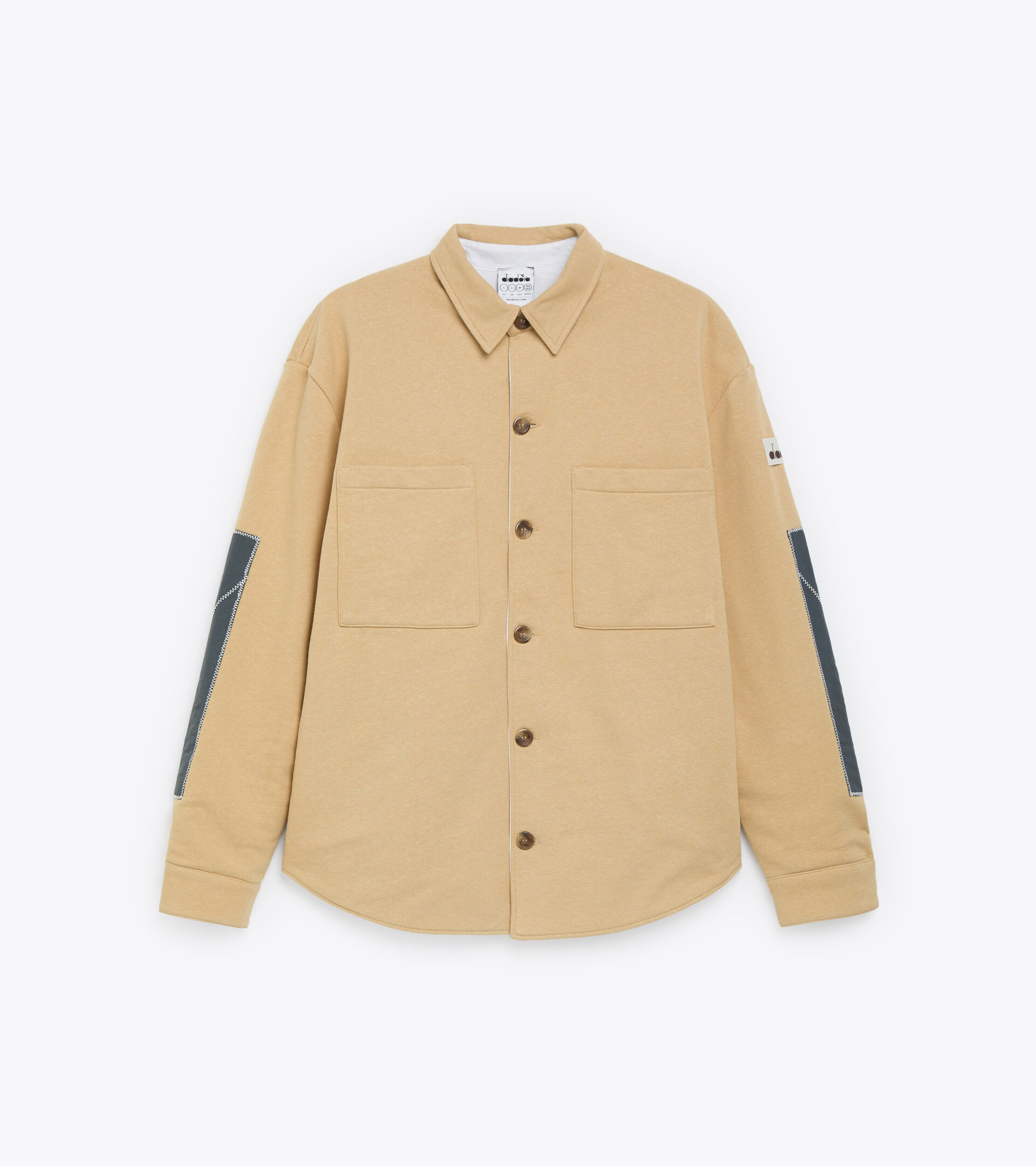 Wendbares Hemd - Made in Italy - Herren OVERSHIRT REVERSIBLE 2030 WARM SAND - Diadora