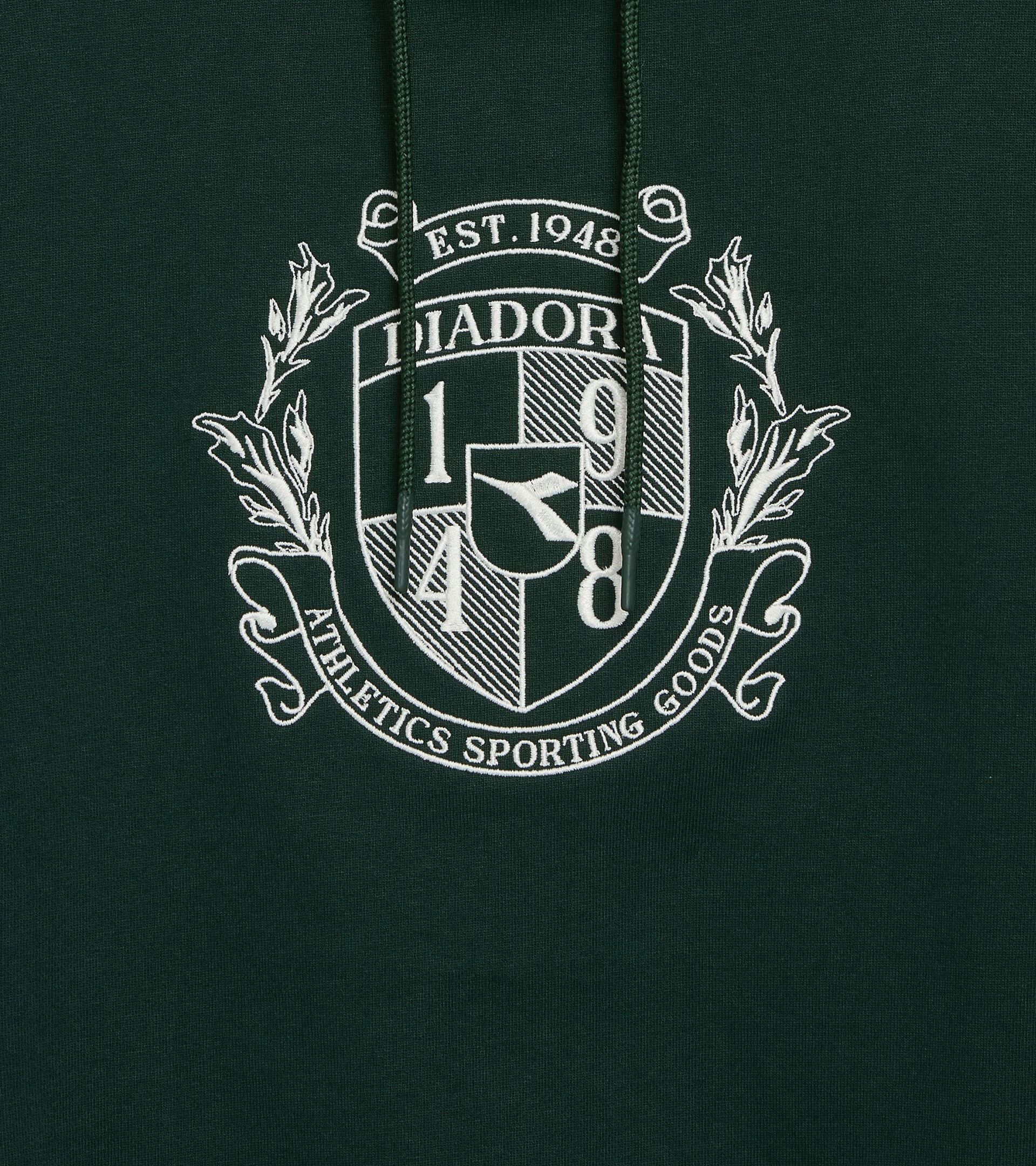 Sudadera con capucha - Regular - Hombre HOODIE LOGO EXC. I (FT) VERDE BOSQUECILLO DE PINO - Diadora