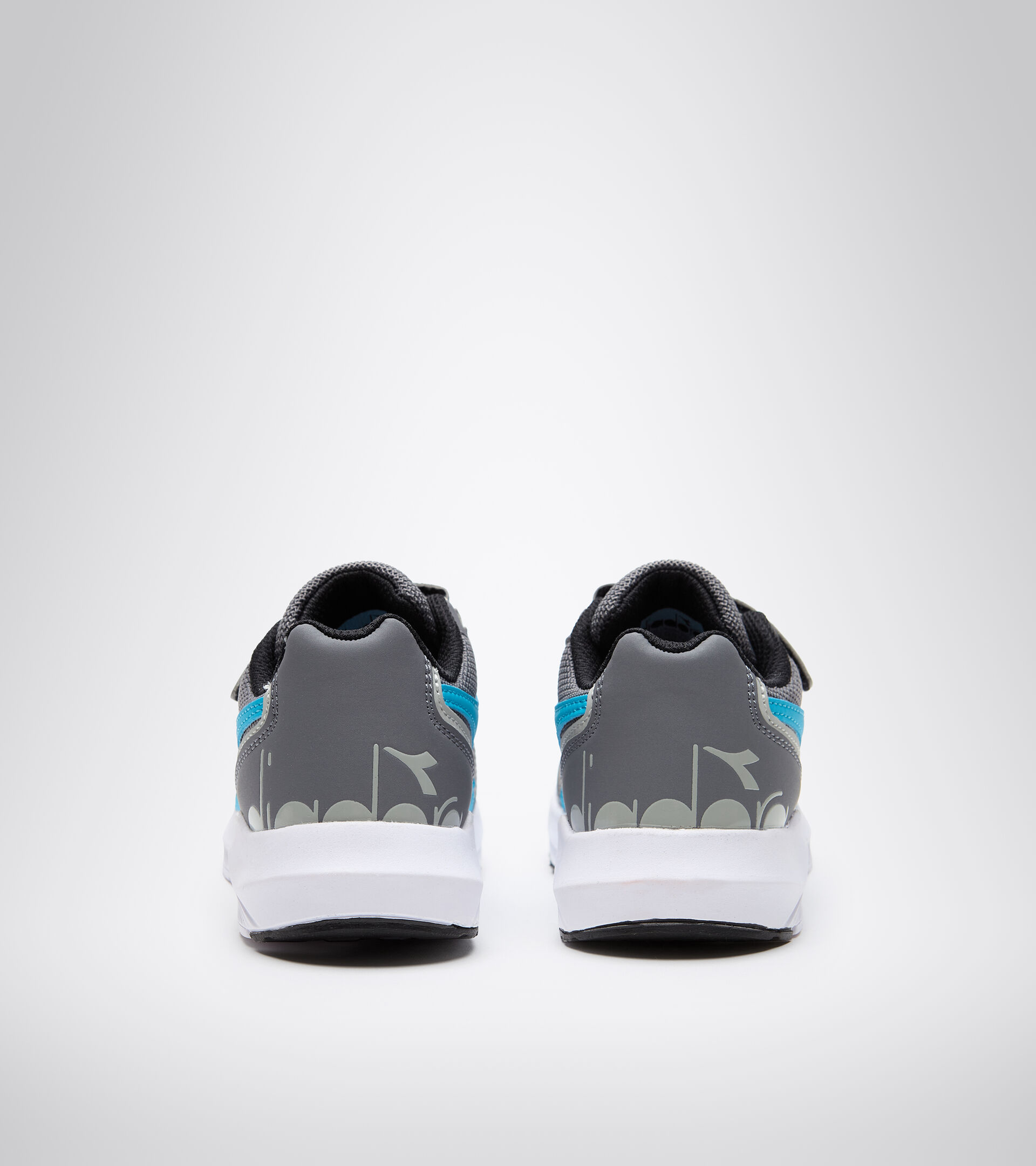 Running shoe - Kids FALCON JR V STEEL GRAY/BLUE SAPPHIRE - Diadora