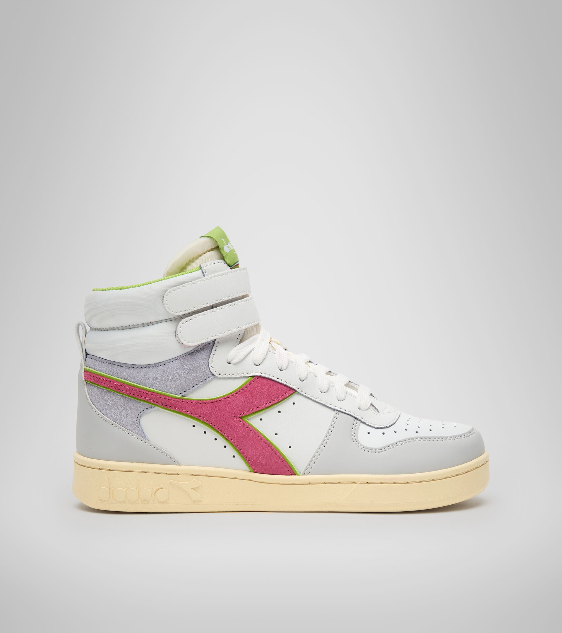 Sports shoes - Women MAGIC BASKET MID WN WHITE/LUNAR ROCK - Diadora