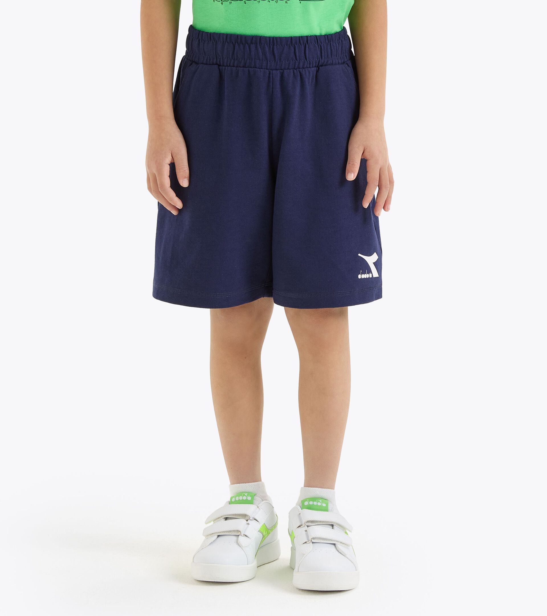 Cotton bermuda shorts - Boy
 JB.BERMUDA RIDDLE CLASSIC NAVY - Diadora