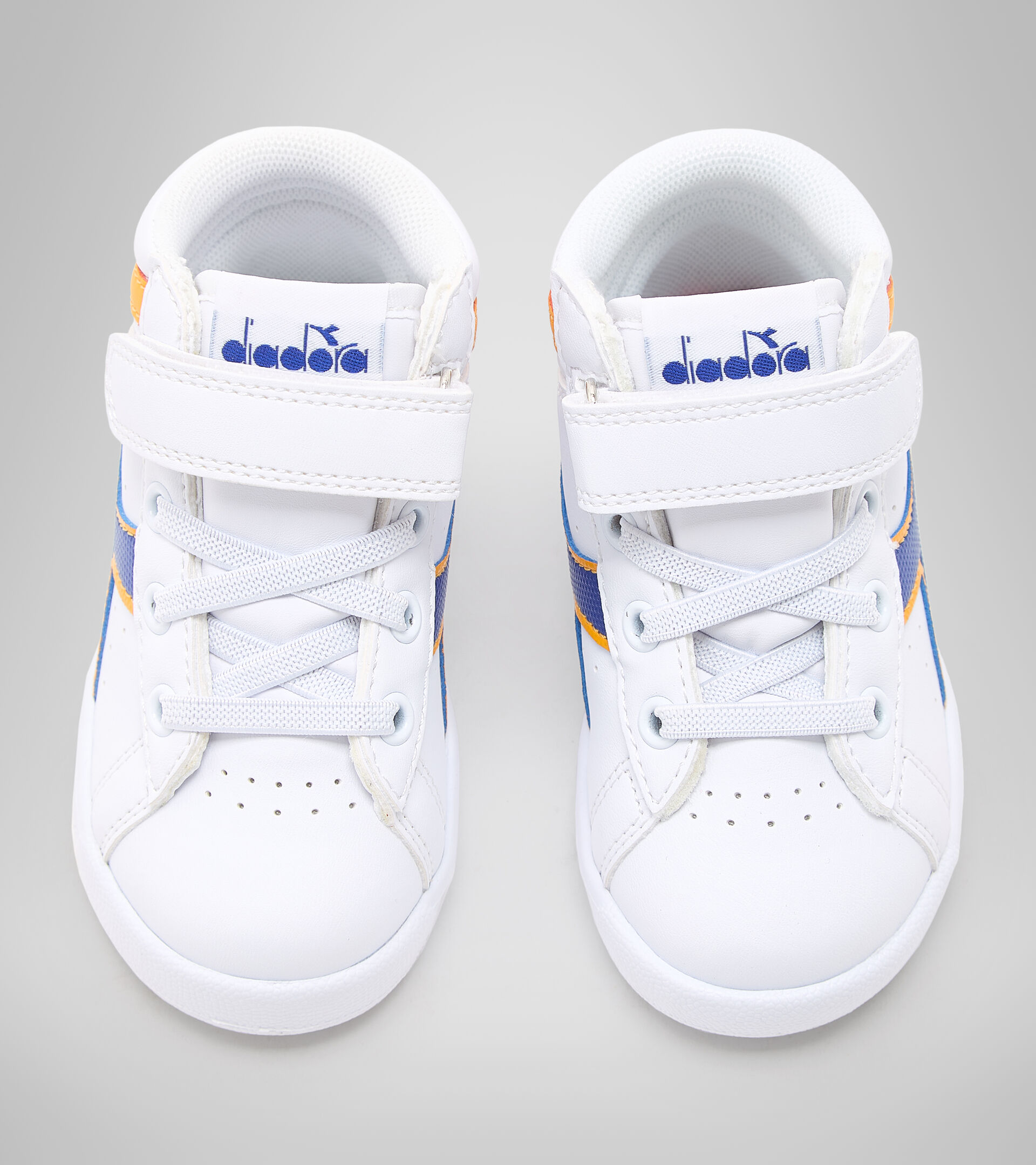Sportschuh - Kleinkinder 1-4 Jahre GAME P HIGH TD WEISS/BLAU QUARZ - Diadora