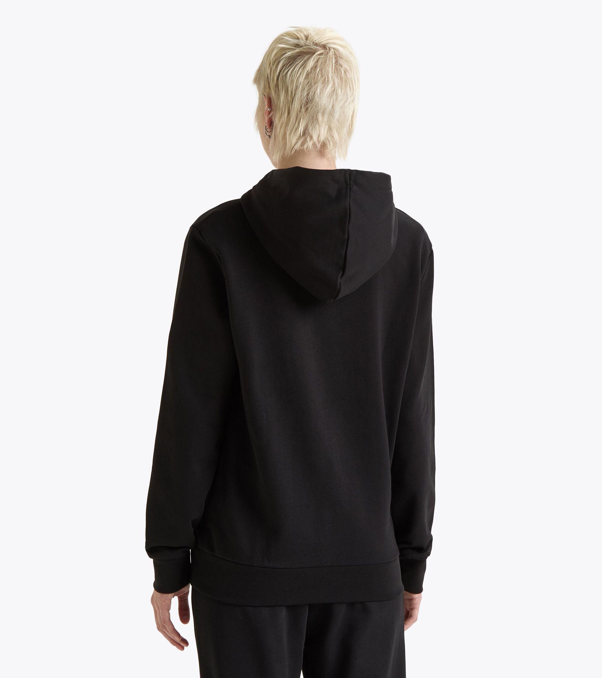 Color block hoodie - All-Gender HOODIE LOGO BLACK - Diadora