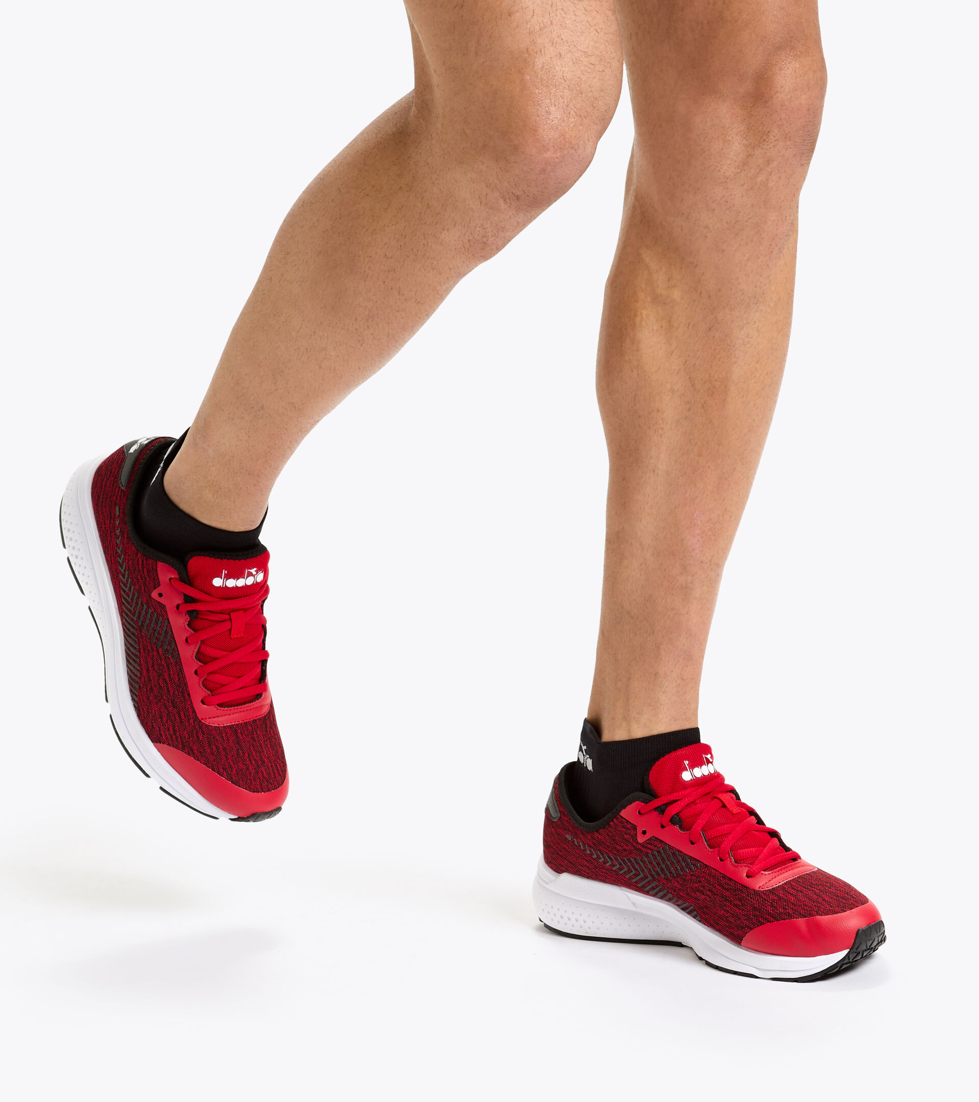 Sports shoes - Men PASSO TRUE RED /BLACK - Diadora
