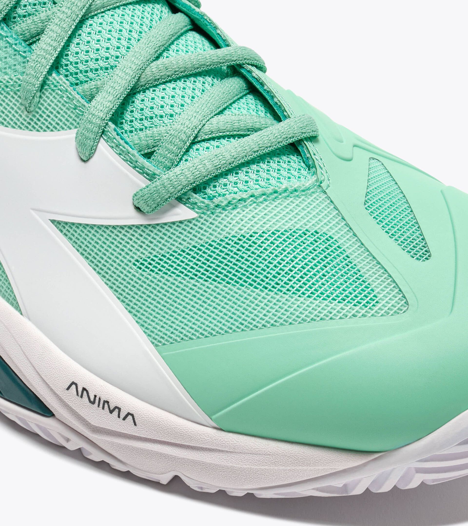 Tennis shoe for hard surfaces and clay courts - Stability - Men&rsquo;s B.ICON 3 AG CABBAGE/WHITE - Diadora