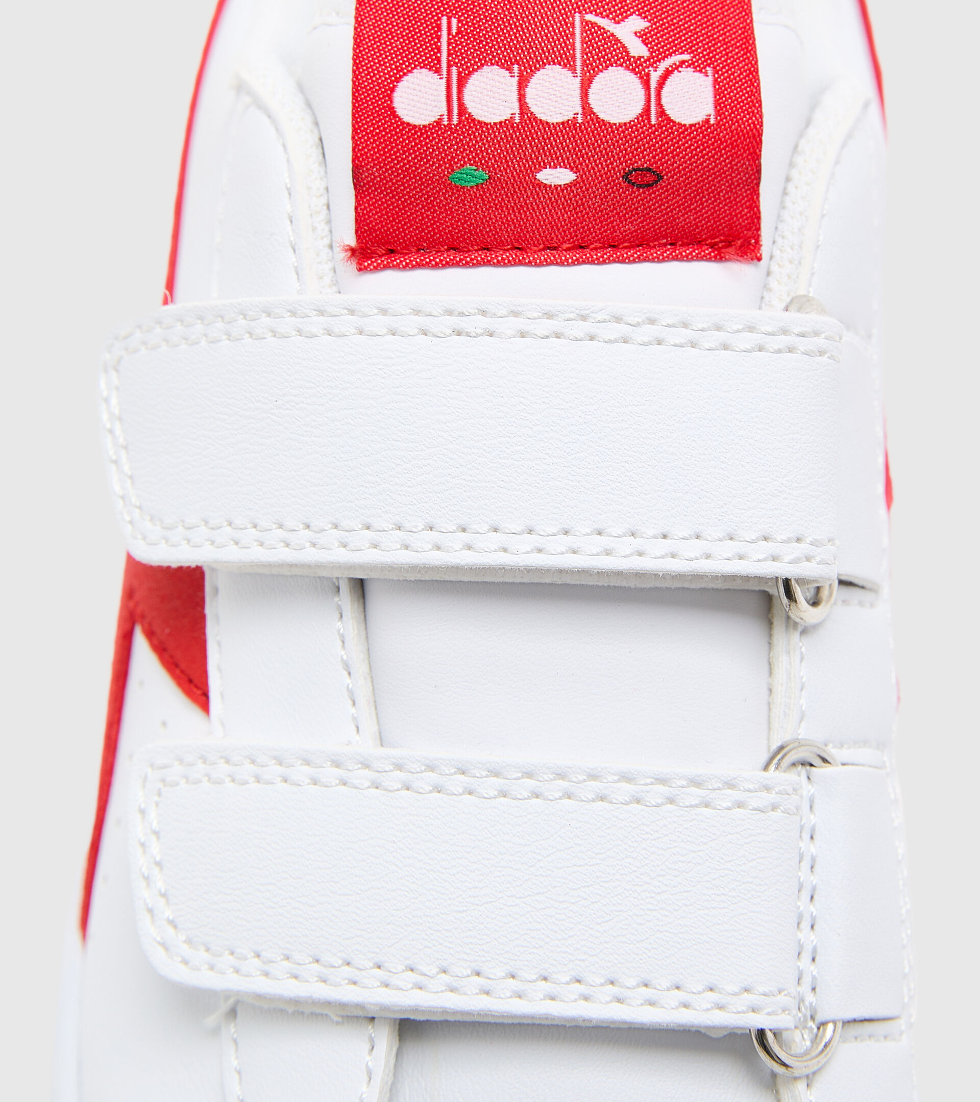 Sports shoes - Kids 4-8 years GAME P ACE PS WHITE/MOLTEN LAVA - Diadora