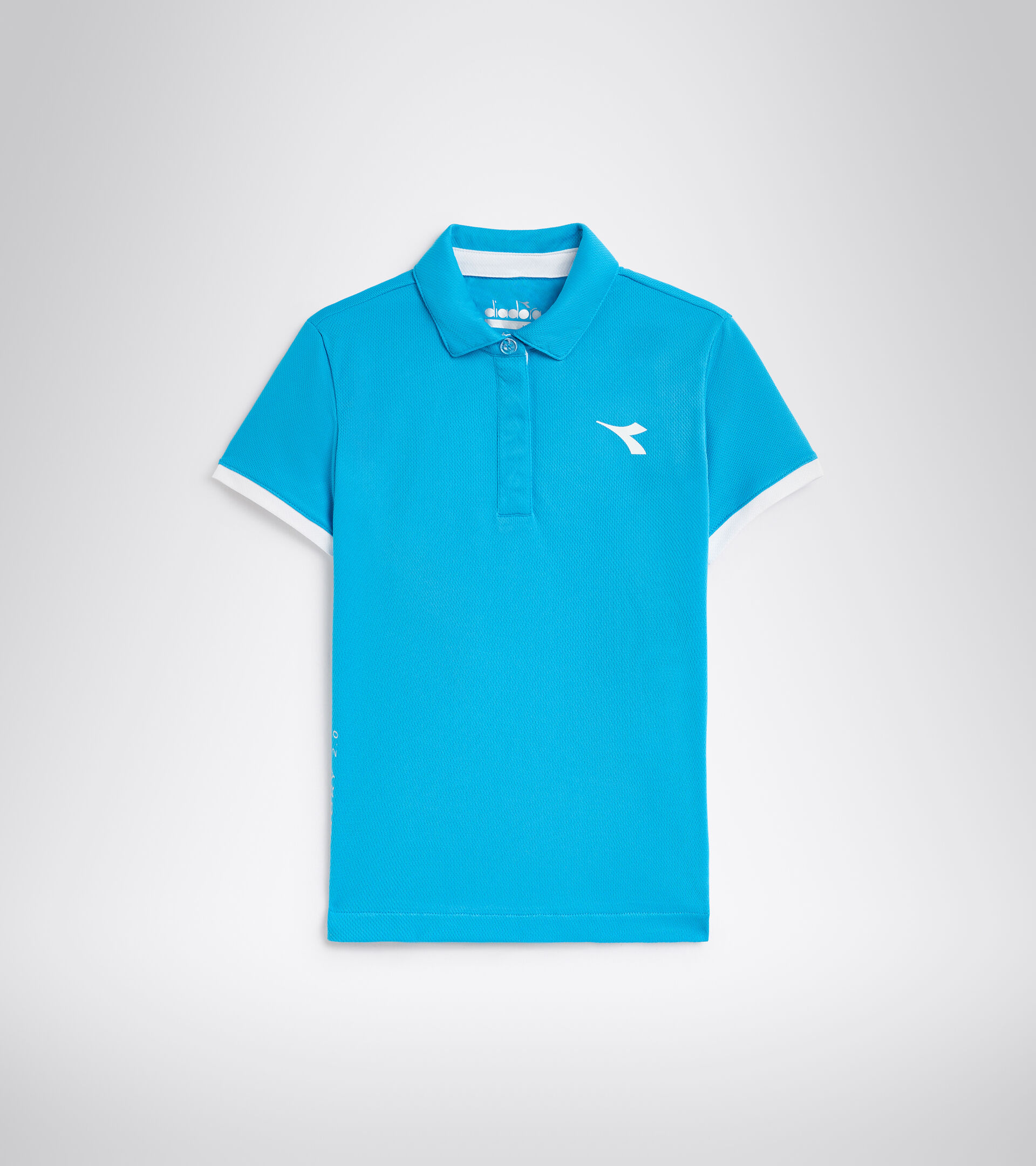 Polo de tennis - Junior G. POLO COURT BLEU ROI FLUO - Diadora