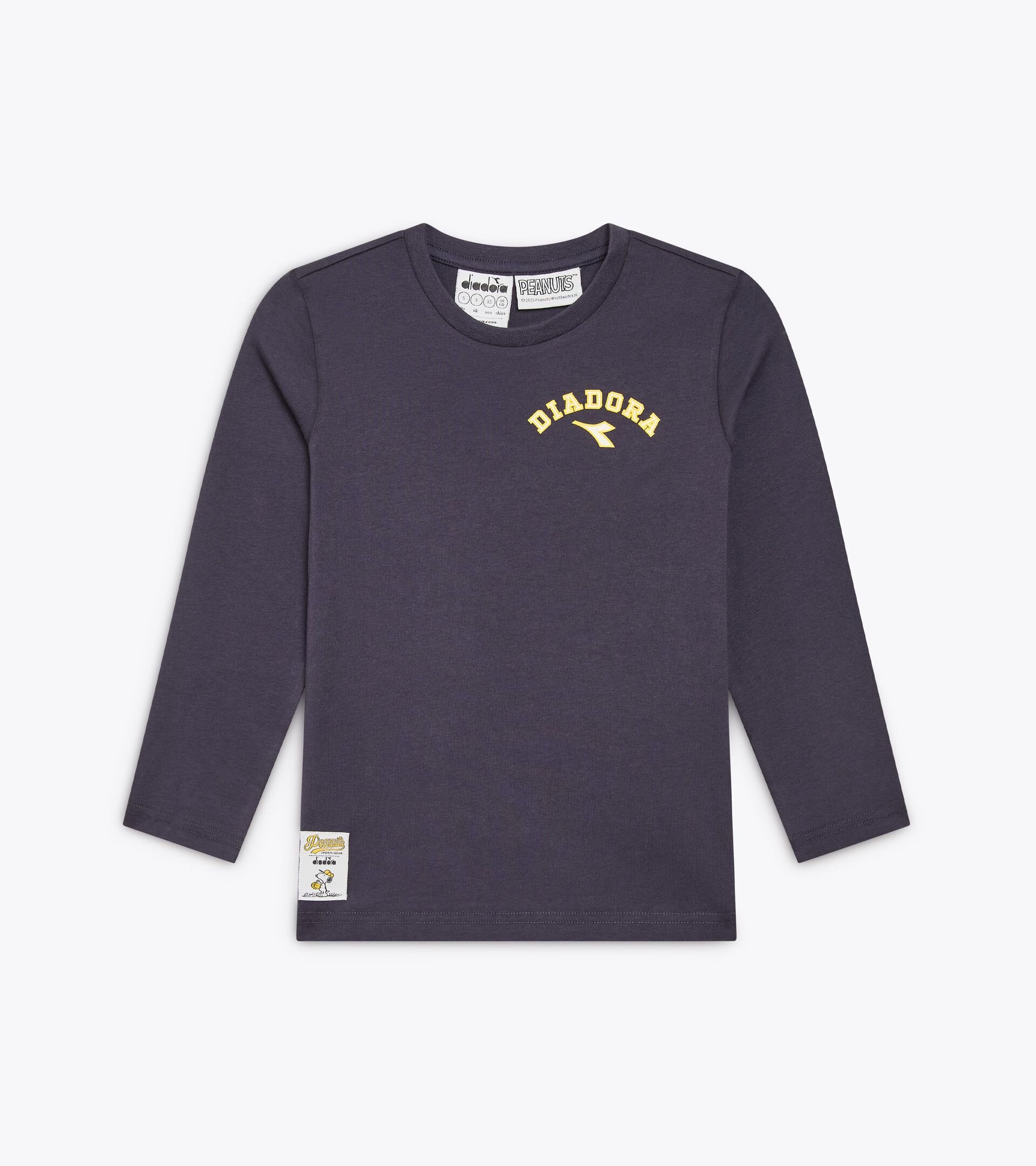 Peanuts college-style long sleeve t-shirt - Kids - All-gender
 JU. T-SHIRT LS PEANUTS BLUE DENIM - Diadora